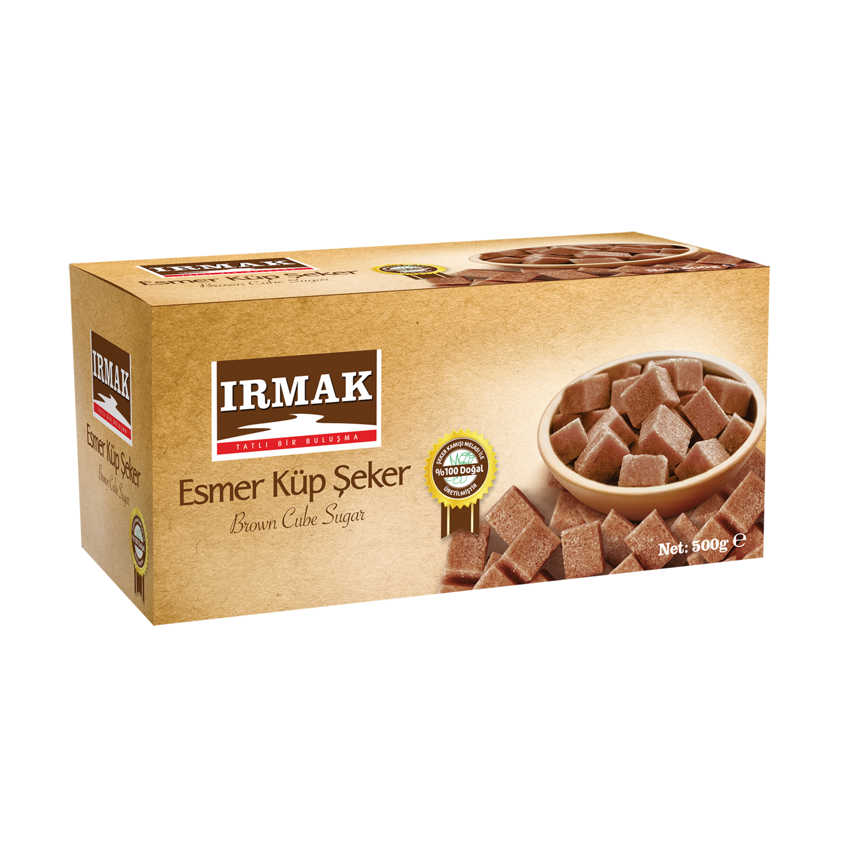 Irmak Kahverengi Küp Şeker 500 G