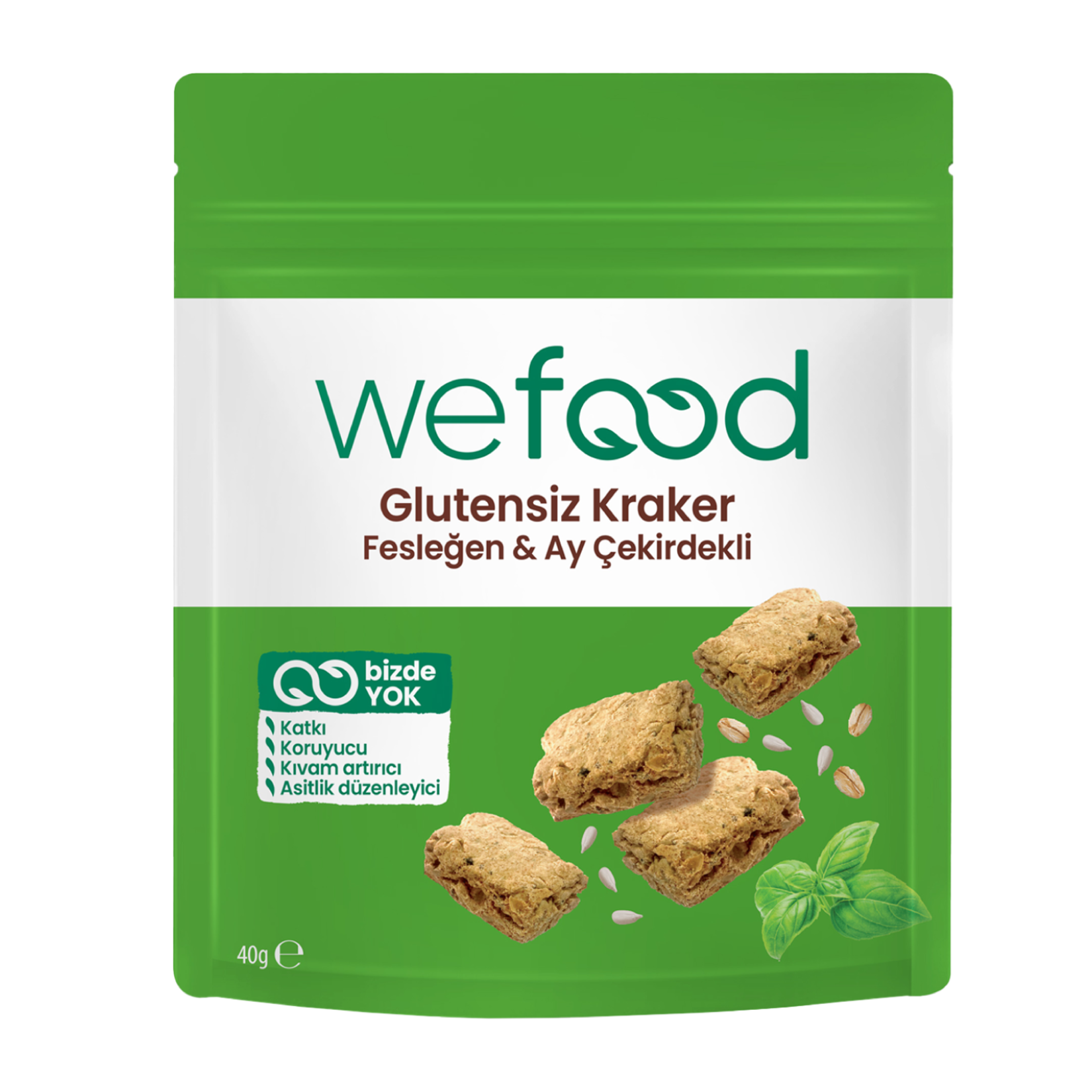 Wefood Fesleğenli Kraker 40 G