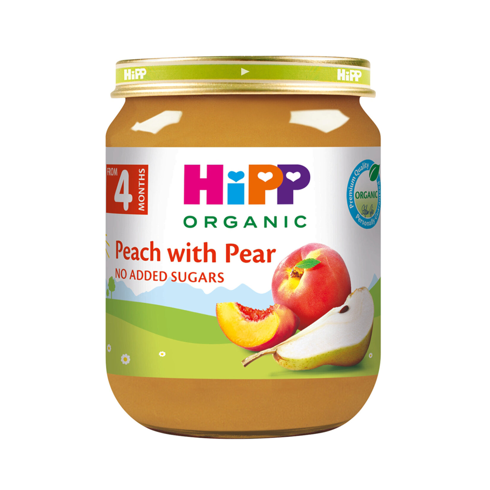 Hipp Organik Armutlu Şeftali Püresi 125 G