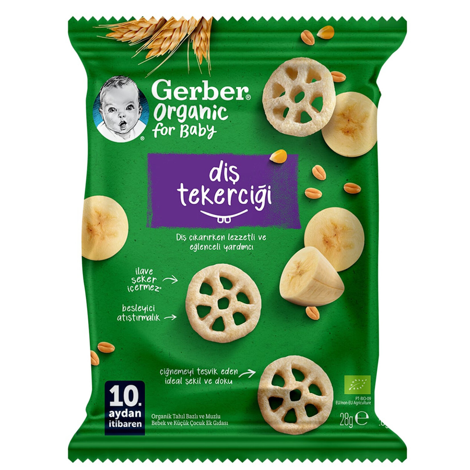 Gerber Organik Muzlu Diş Tekerciği 28 G