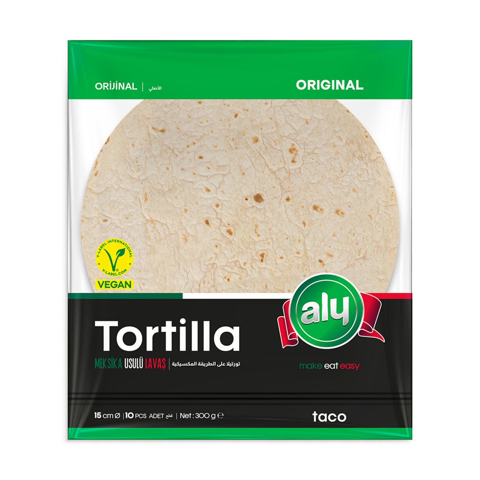 Aly Tortilla Lavaş 15 Cm 10'lu 300 G