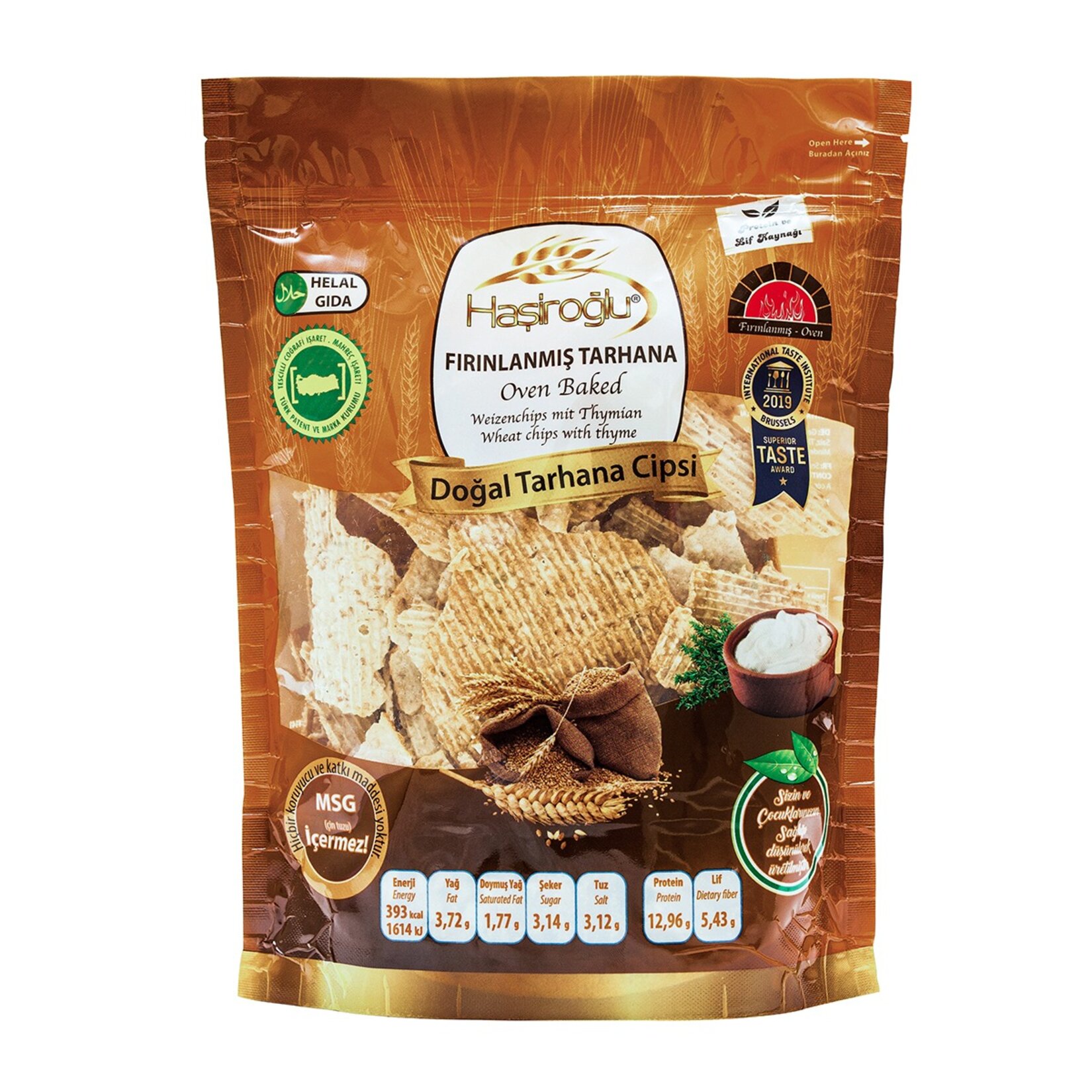 Haşiroğlu Fırınlanmış Tarhana Cipsi 225 G