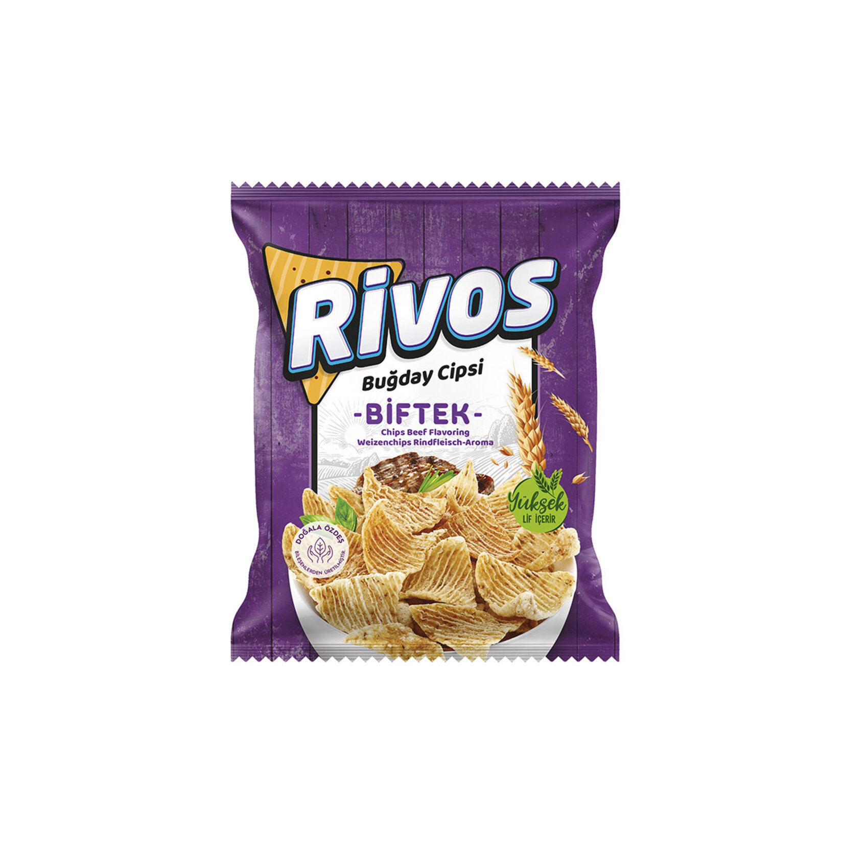 Rivos Biftek Buğday Cipsi 56 G