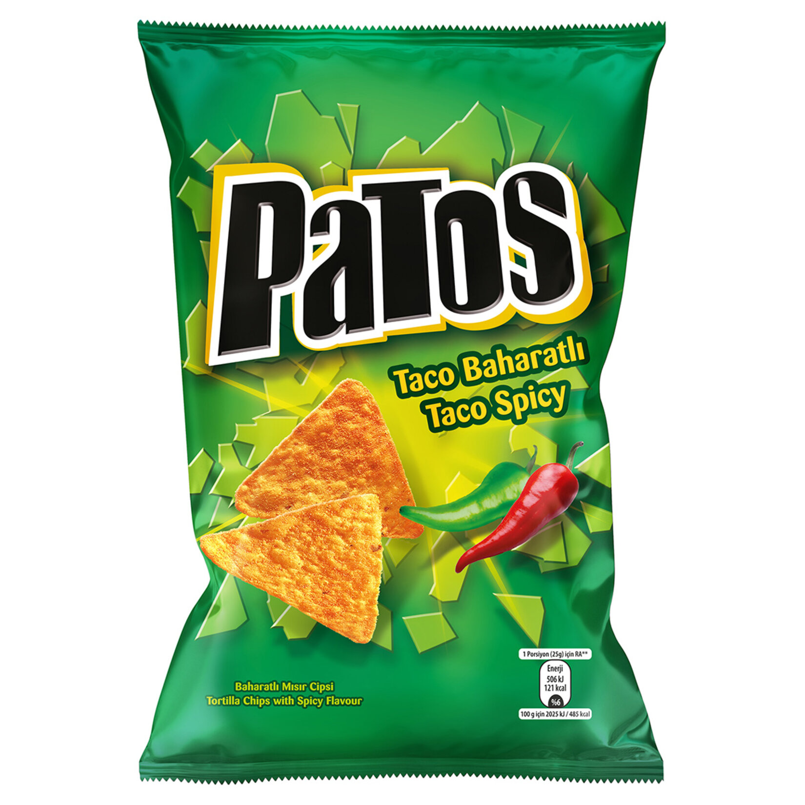 Patos Taco Baharatlı Mısır Cipsi 185 G