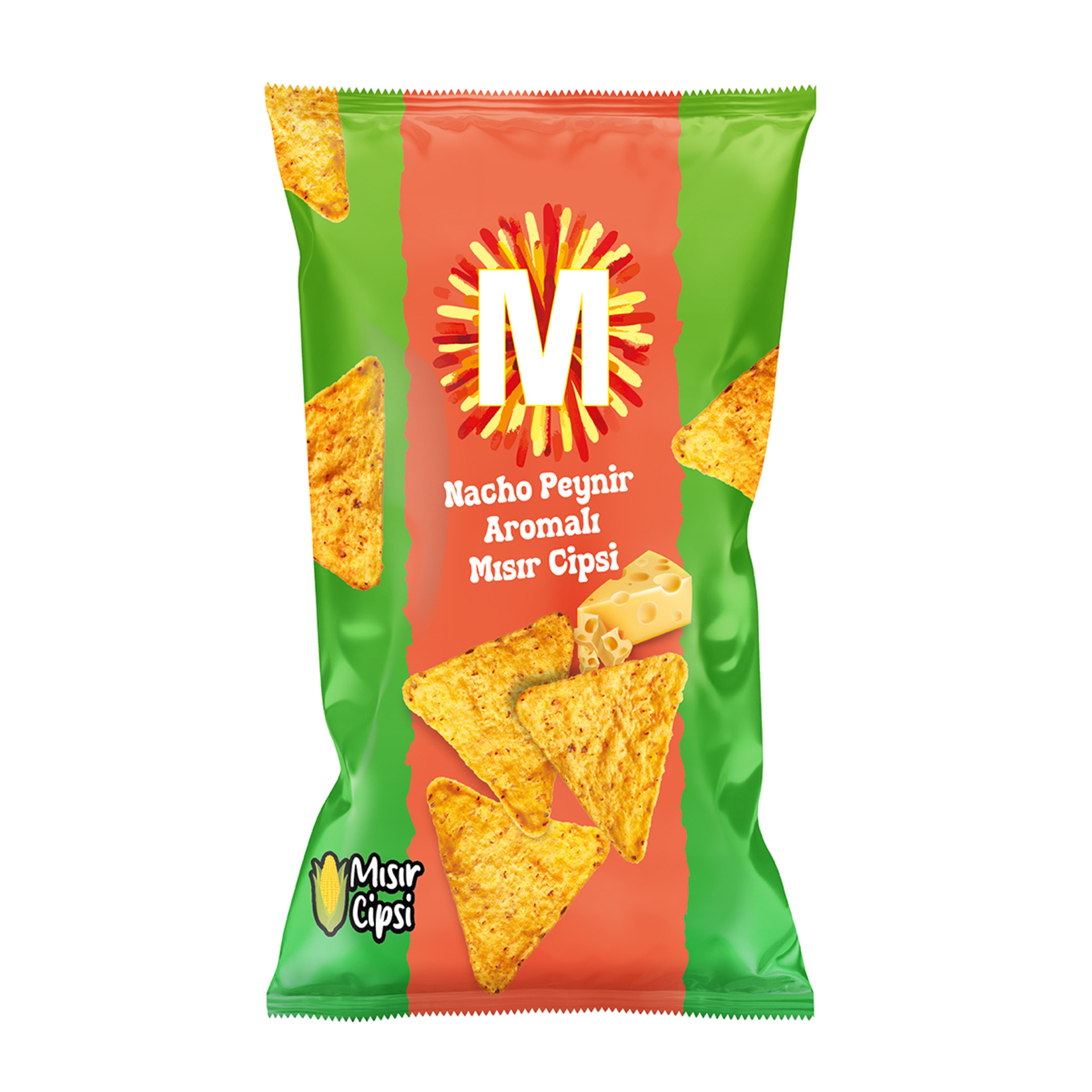 Migros Nacho Peynir Aromalı Mısır Cipsi 130 G