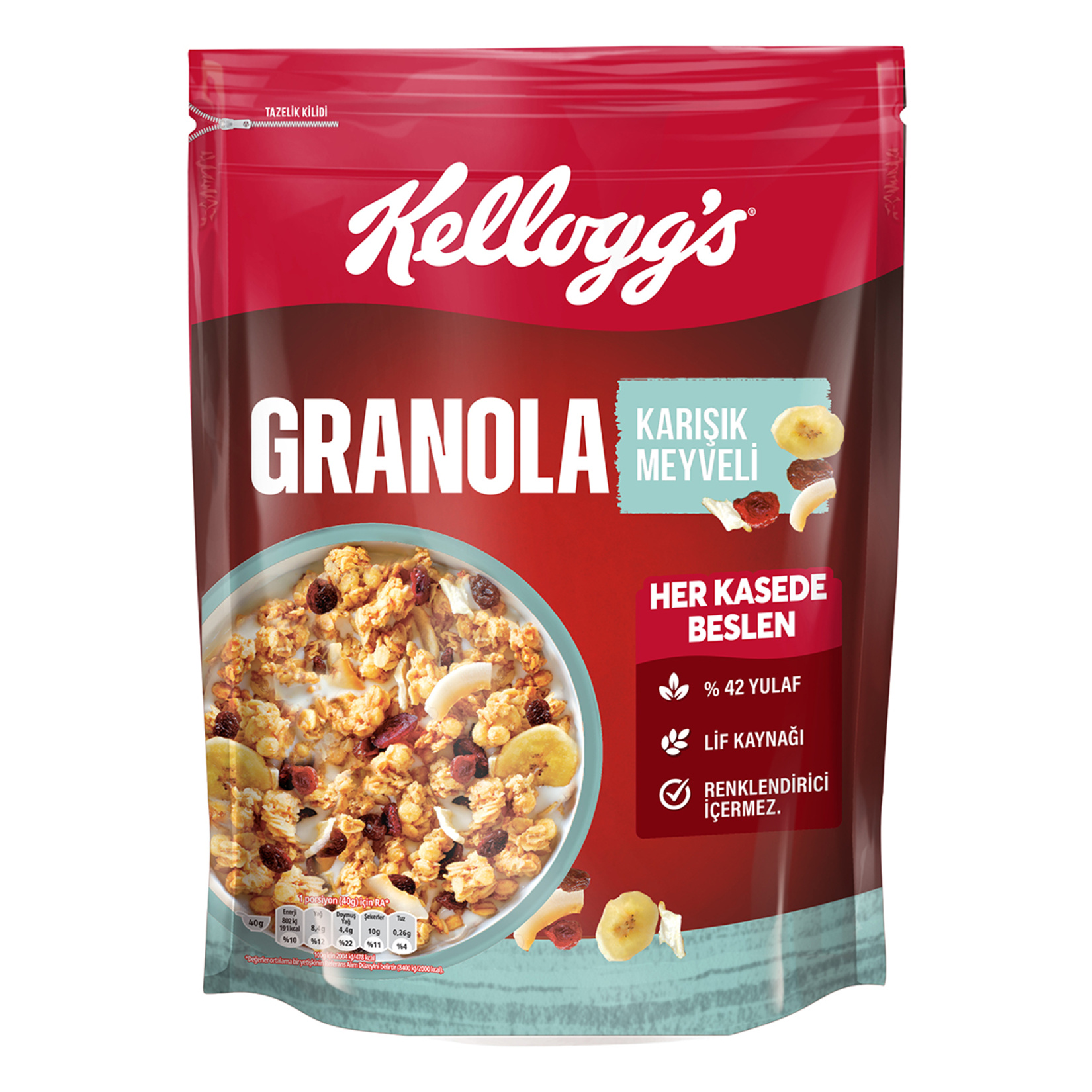 Kellogg's Granola Karışık Meyveli 340 G