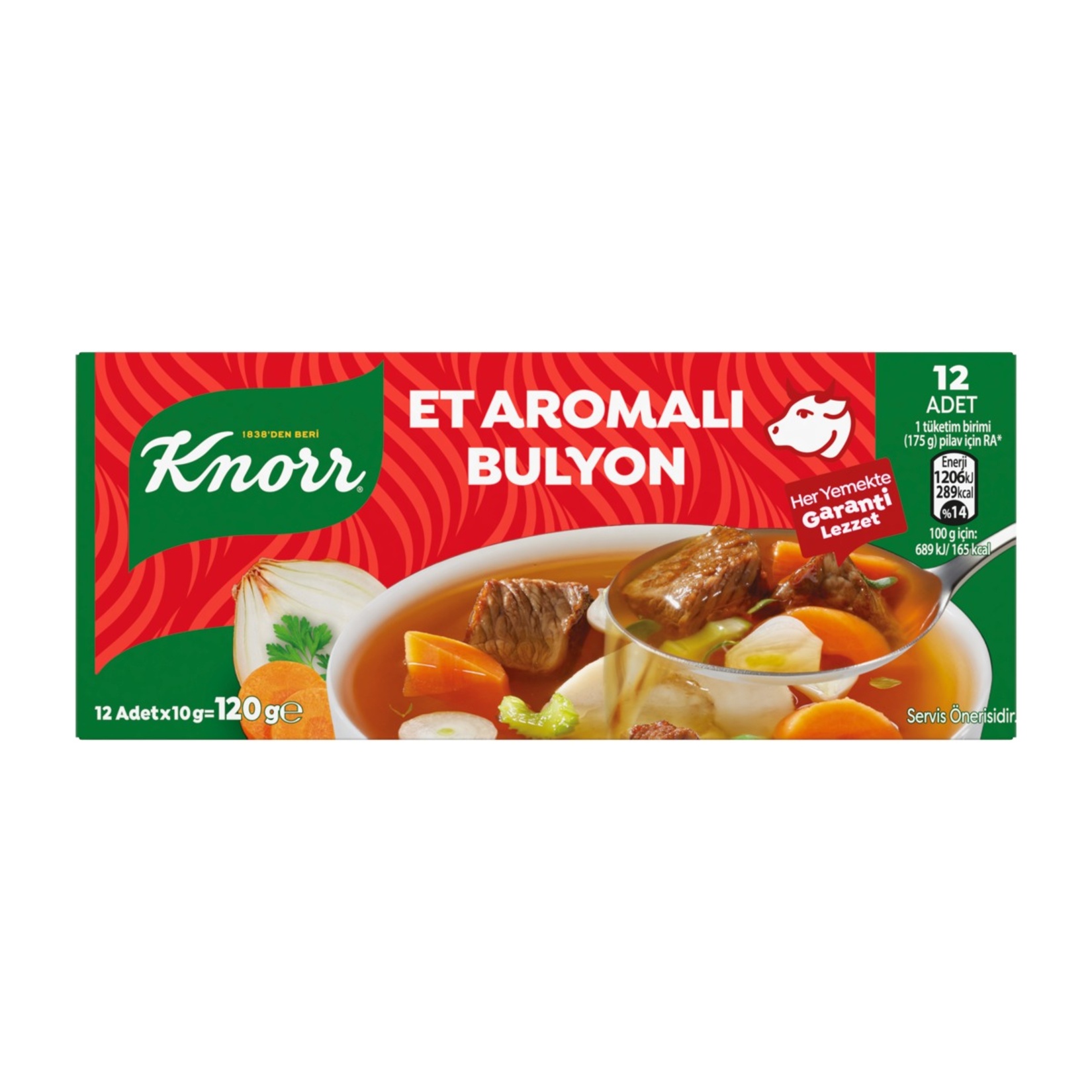 Knorr Et Aromalı Bulyon 12 Adet 120 G