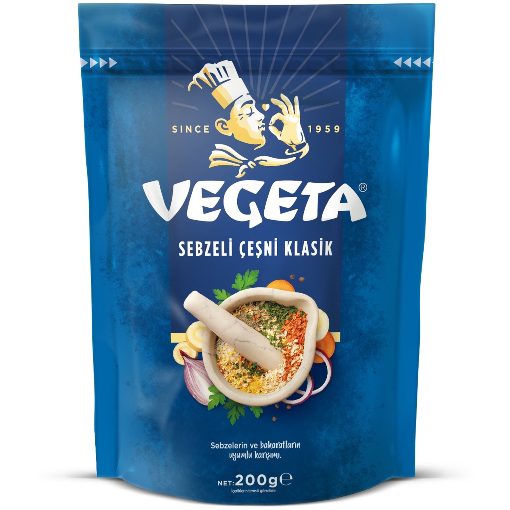 Vegeta Sebzeli Çeşni Klasik 200 G
