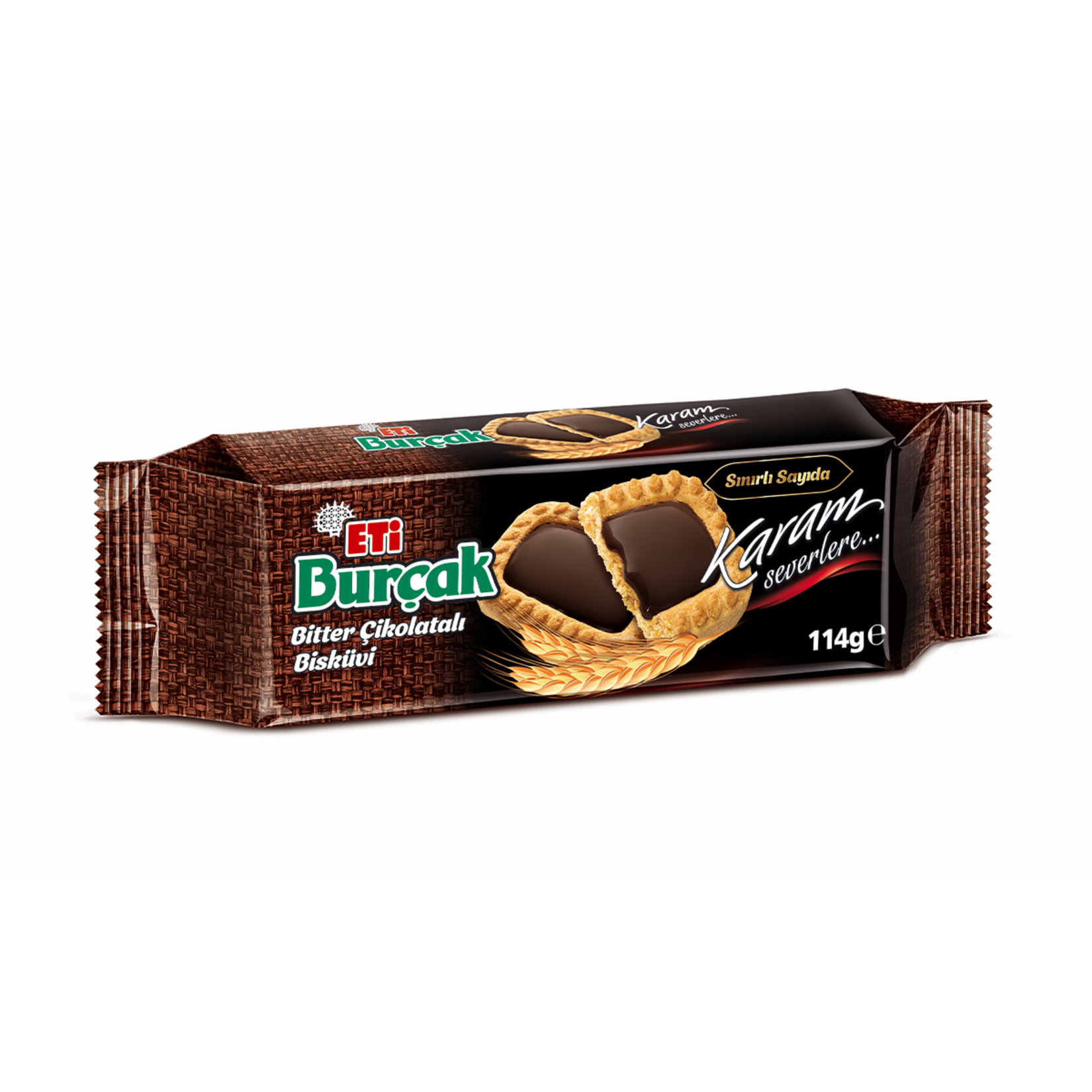 Eti Burçak Bitter Çikolatalı Yulaflı Bisküvi 114 G