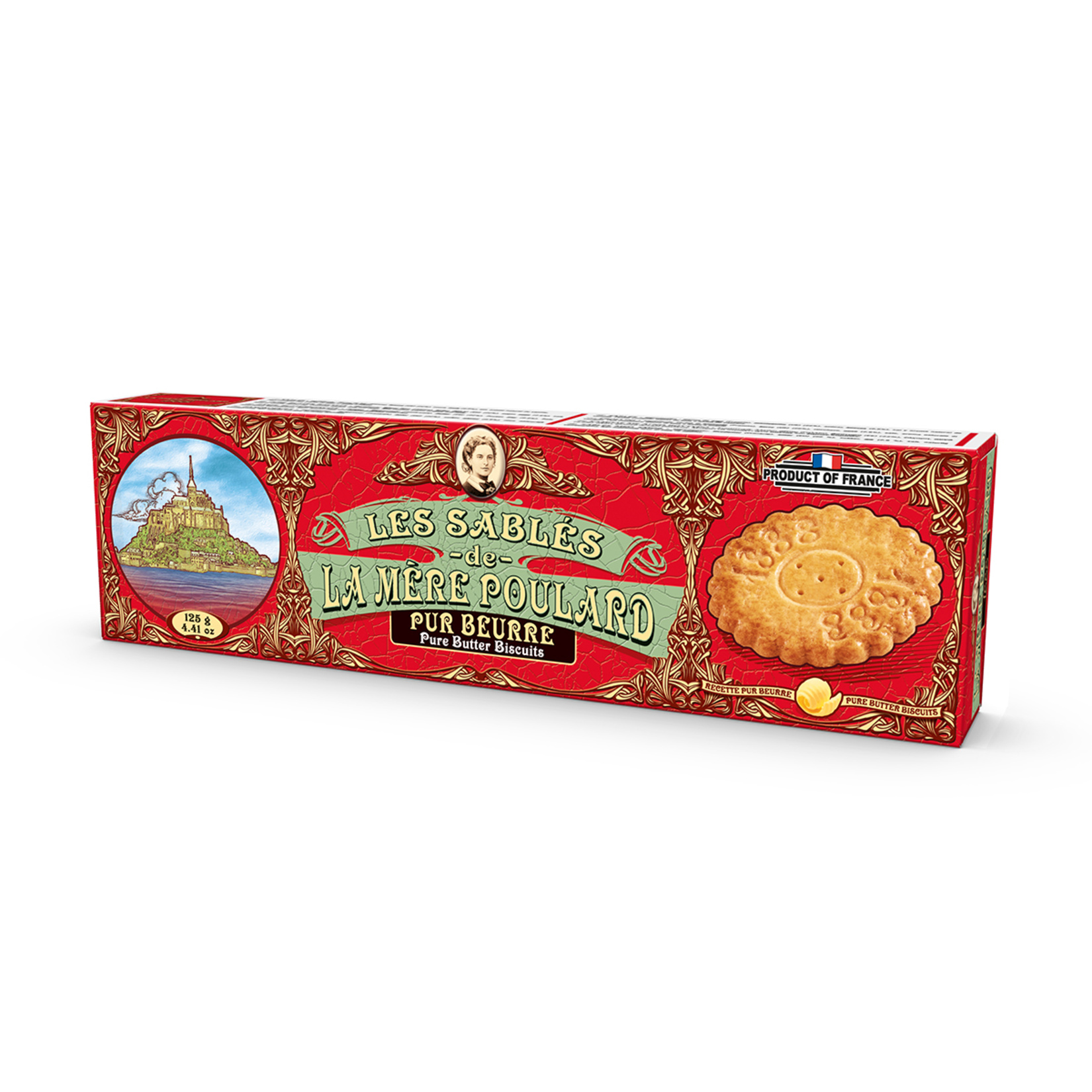 La Mere Poulard Sade Tereyağlı Bisküvi 125 G