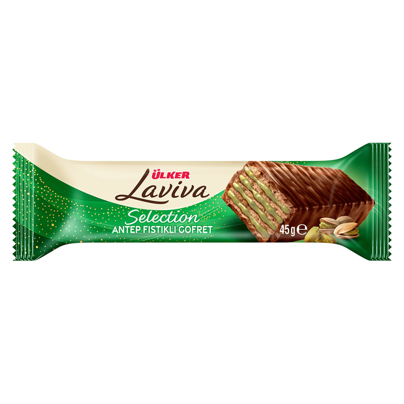 Ülker Laviva Selection Antep Fıstıklı Gofret 45 G