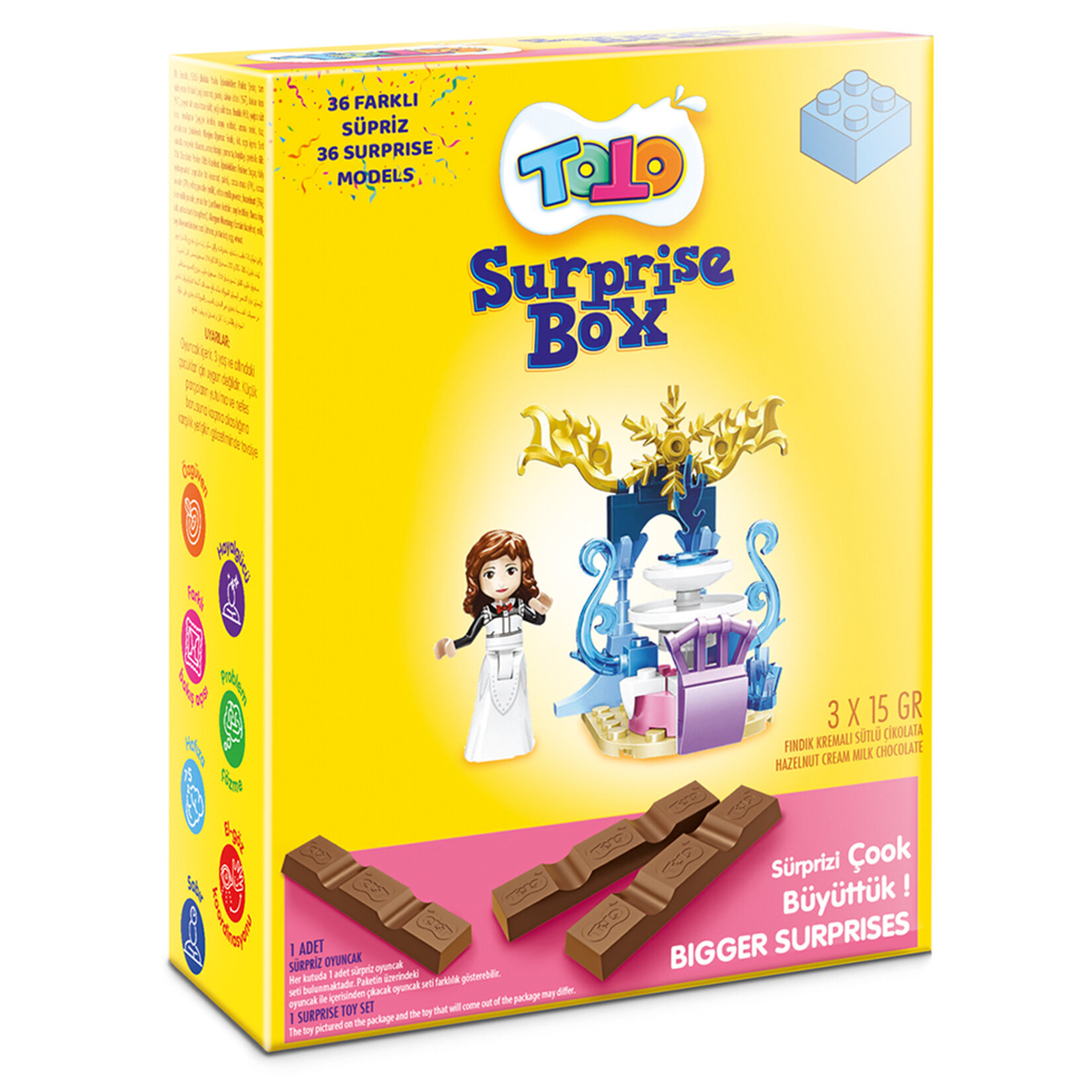Toto Sürpriz Box (Kız) 3 x 15 G