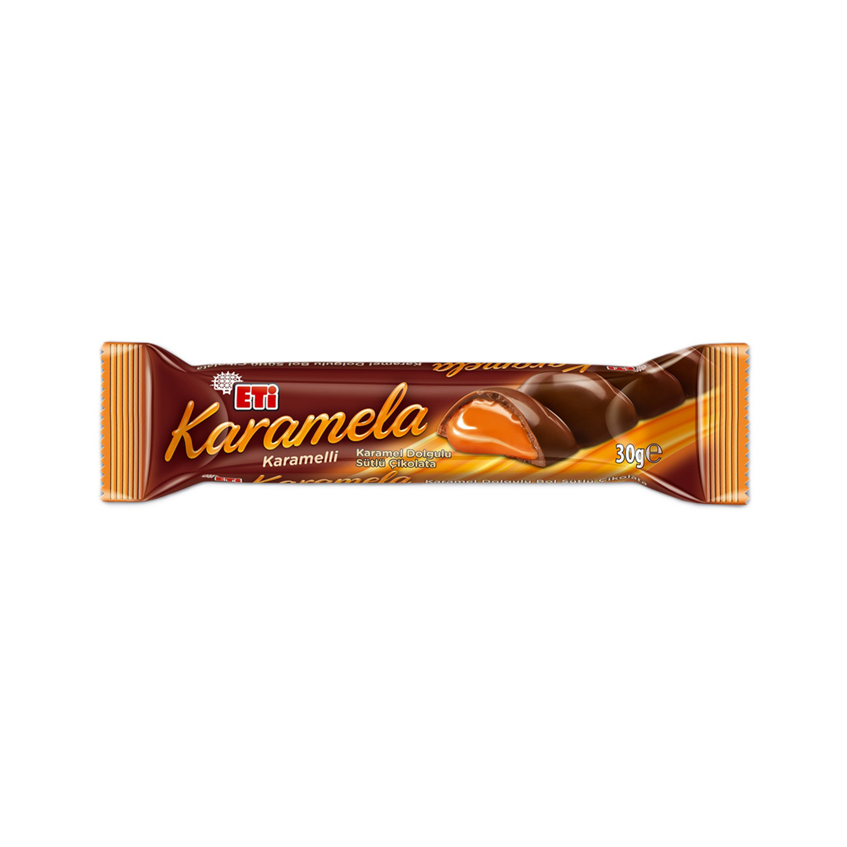 Eti Karamela Karamel Dolgulu Sütlü Çikolata 30 G