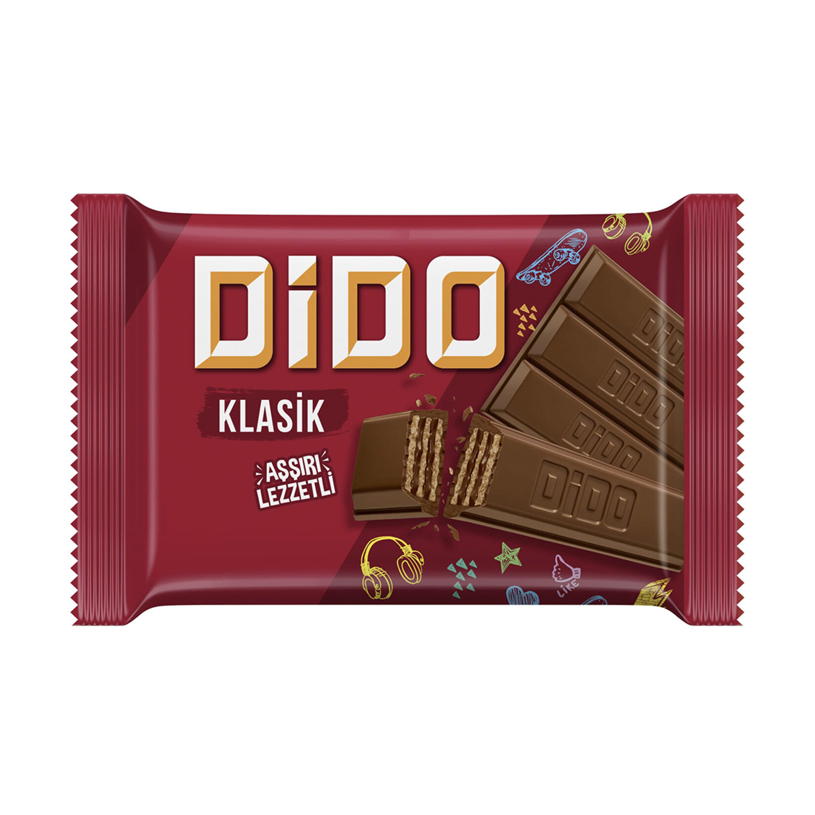 Ülker Dido Kare Çikolatalı Gofret 55.5 G