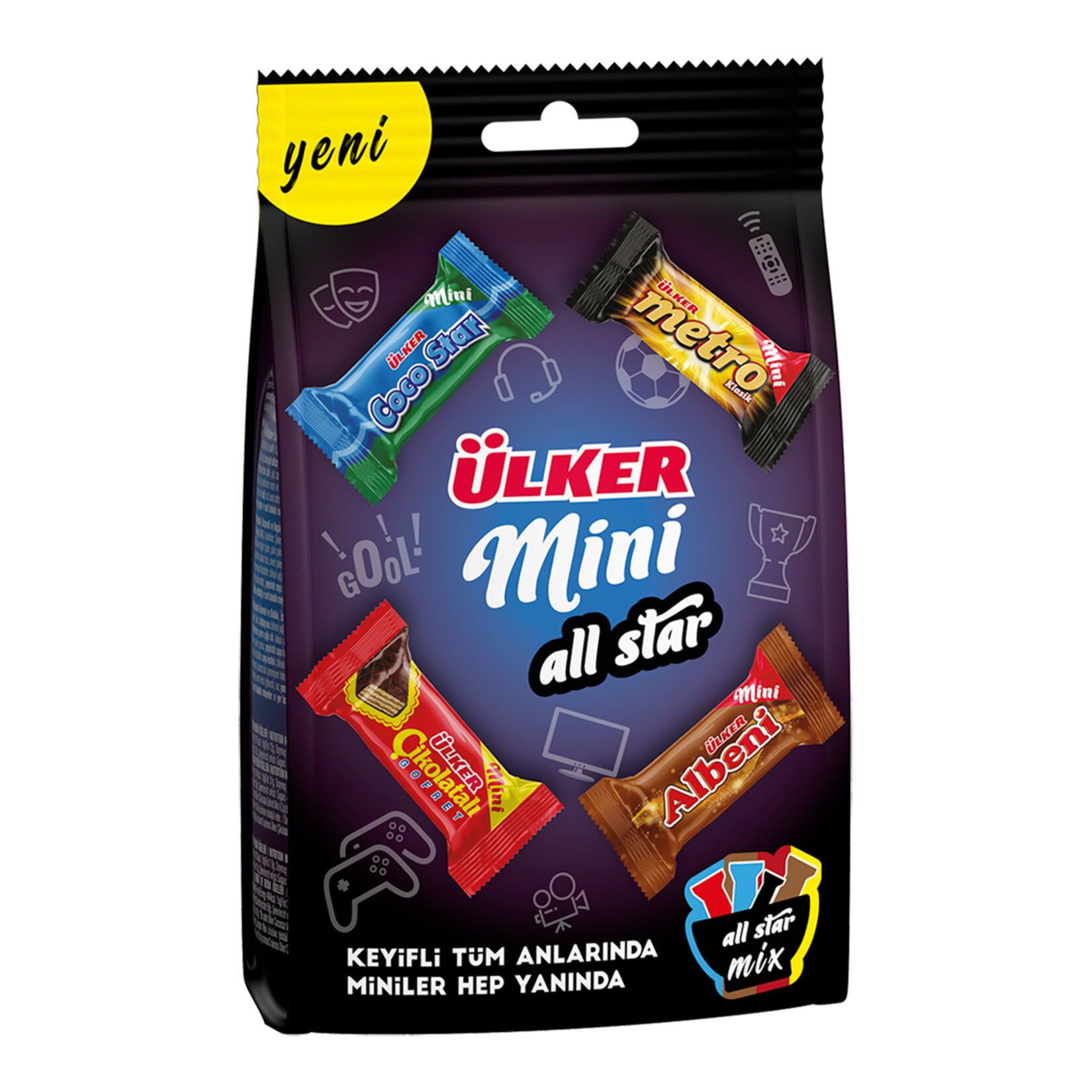 Ülker İkramlık Mini All Star Karma Paket 91 G