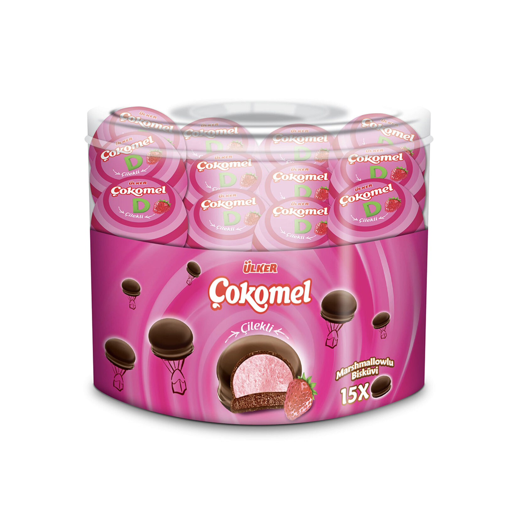 Ülker Çokomel Marshmallow Çilekli 180 G