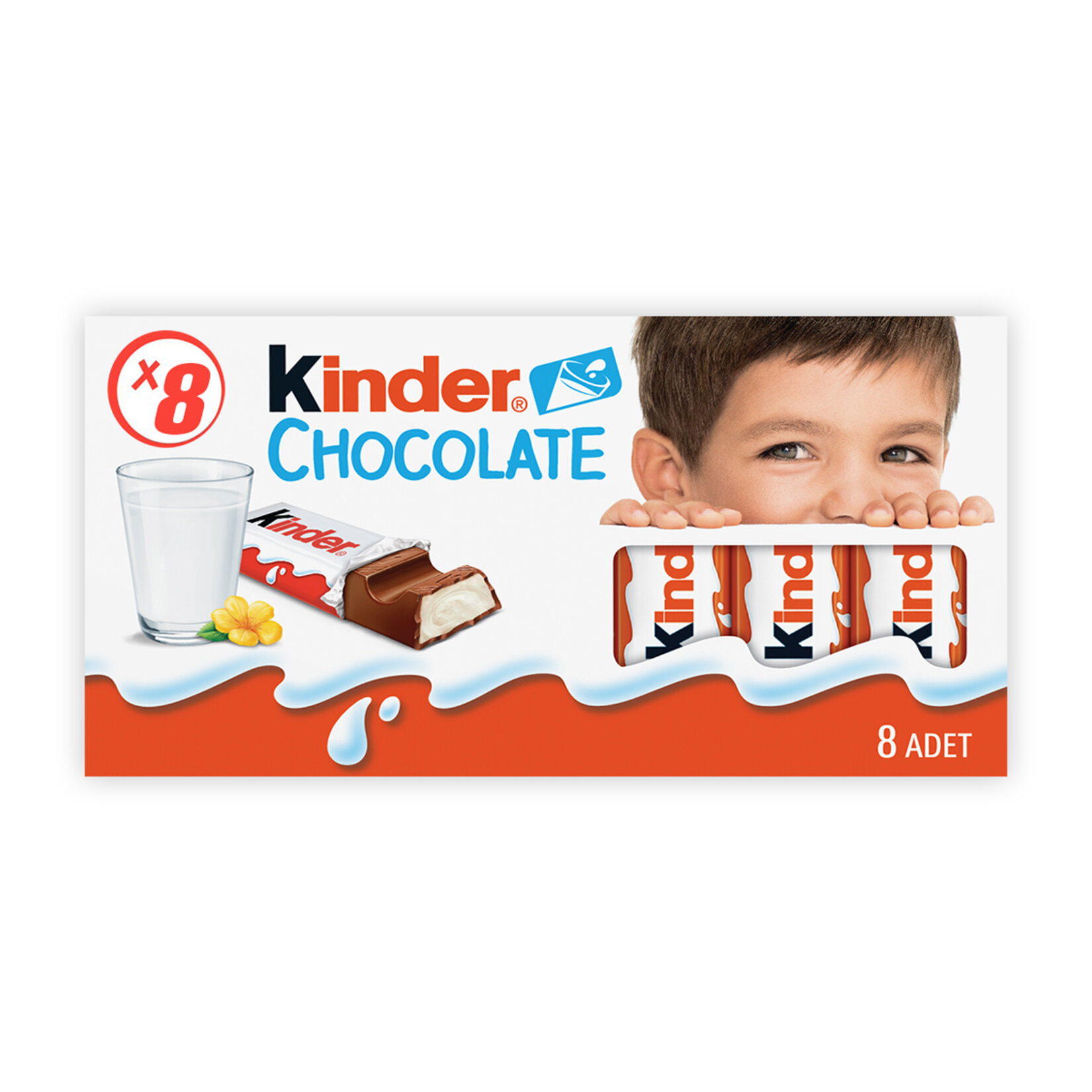 Kinder Chocolate 8'li 100 G