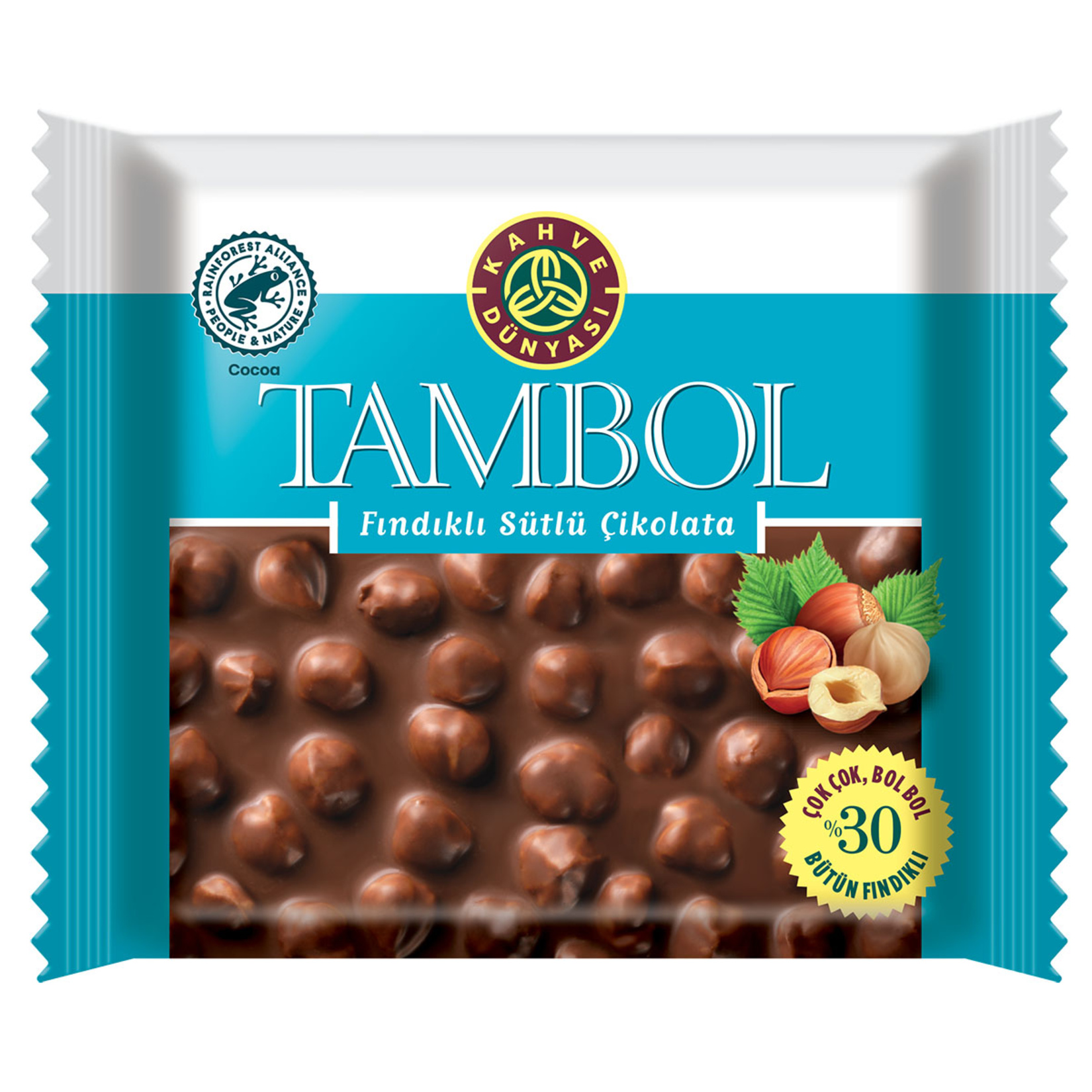 Kahve Dünyası Tambol Fındıklı Sütlü Çikolata 77 G