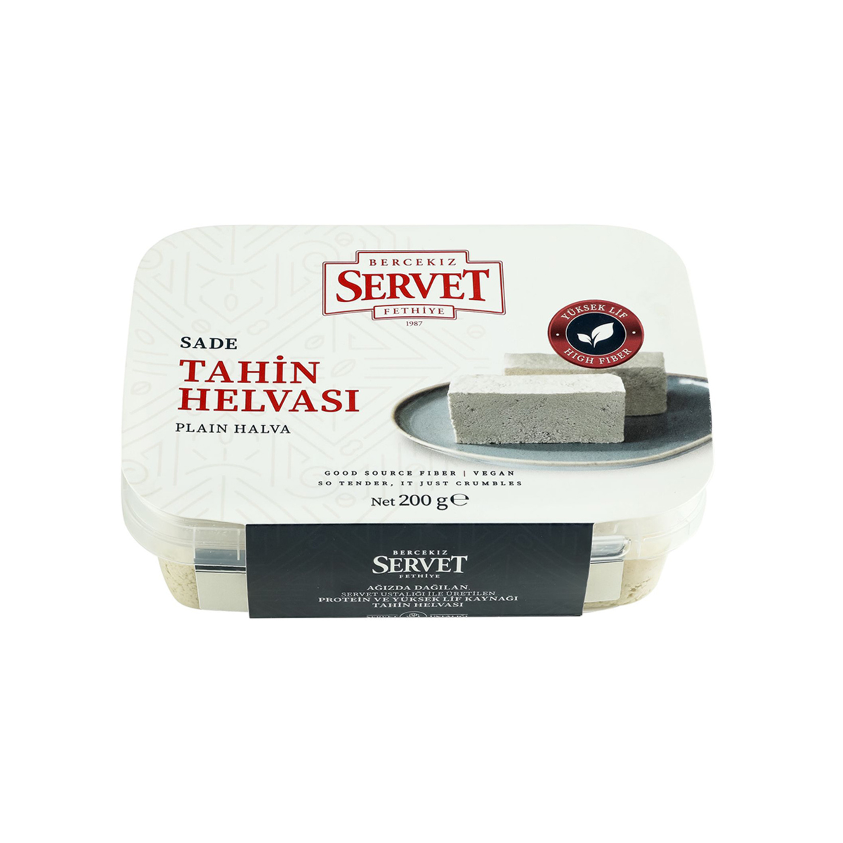 Servet Şekerleme Sade Tahin Helvası 200 G