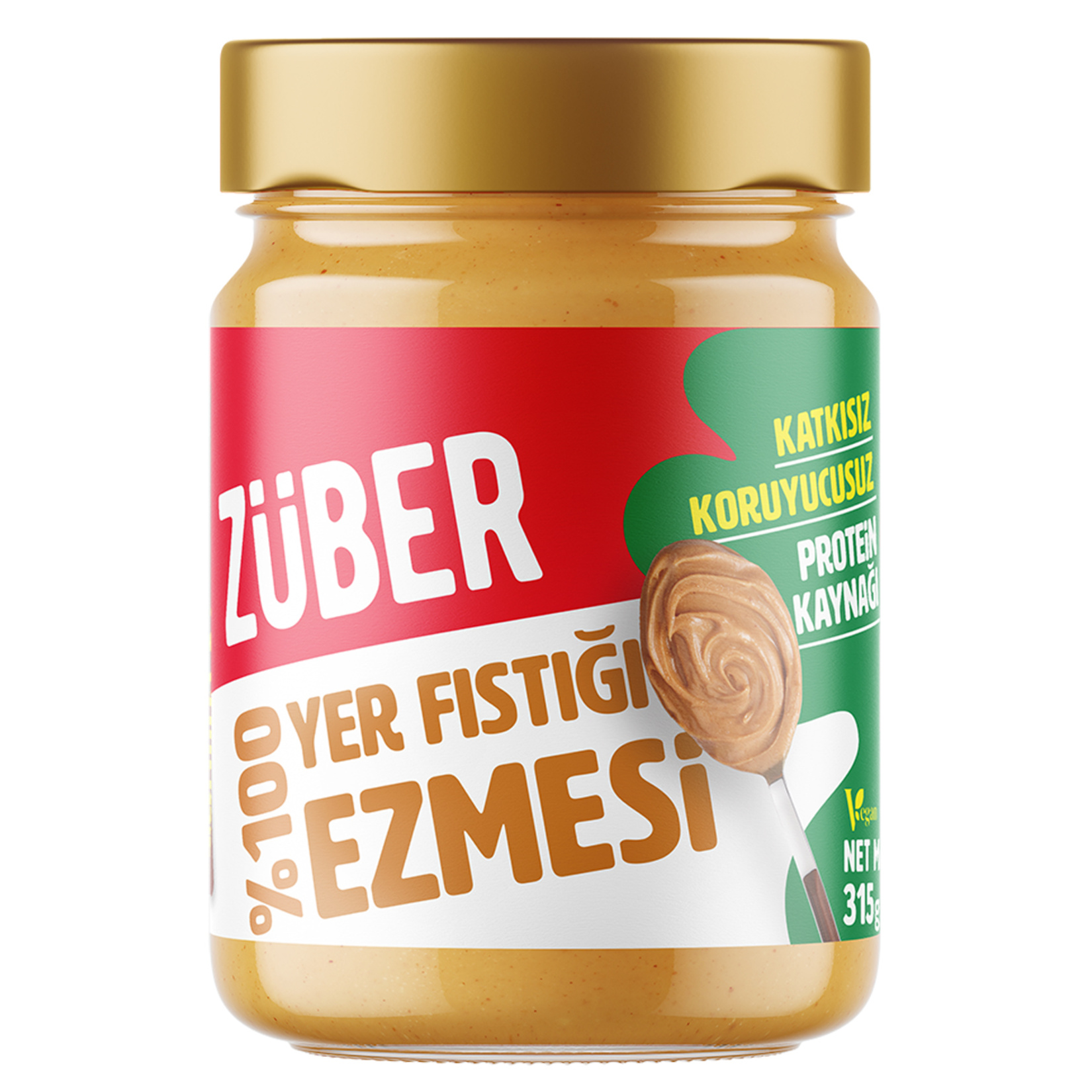 Züber %100 Fıstık Ezmesi 315 G