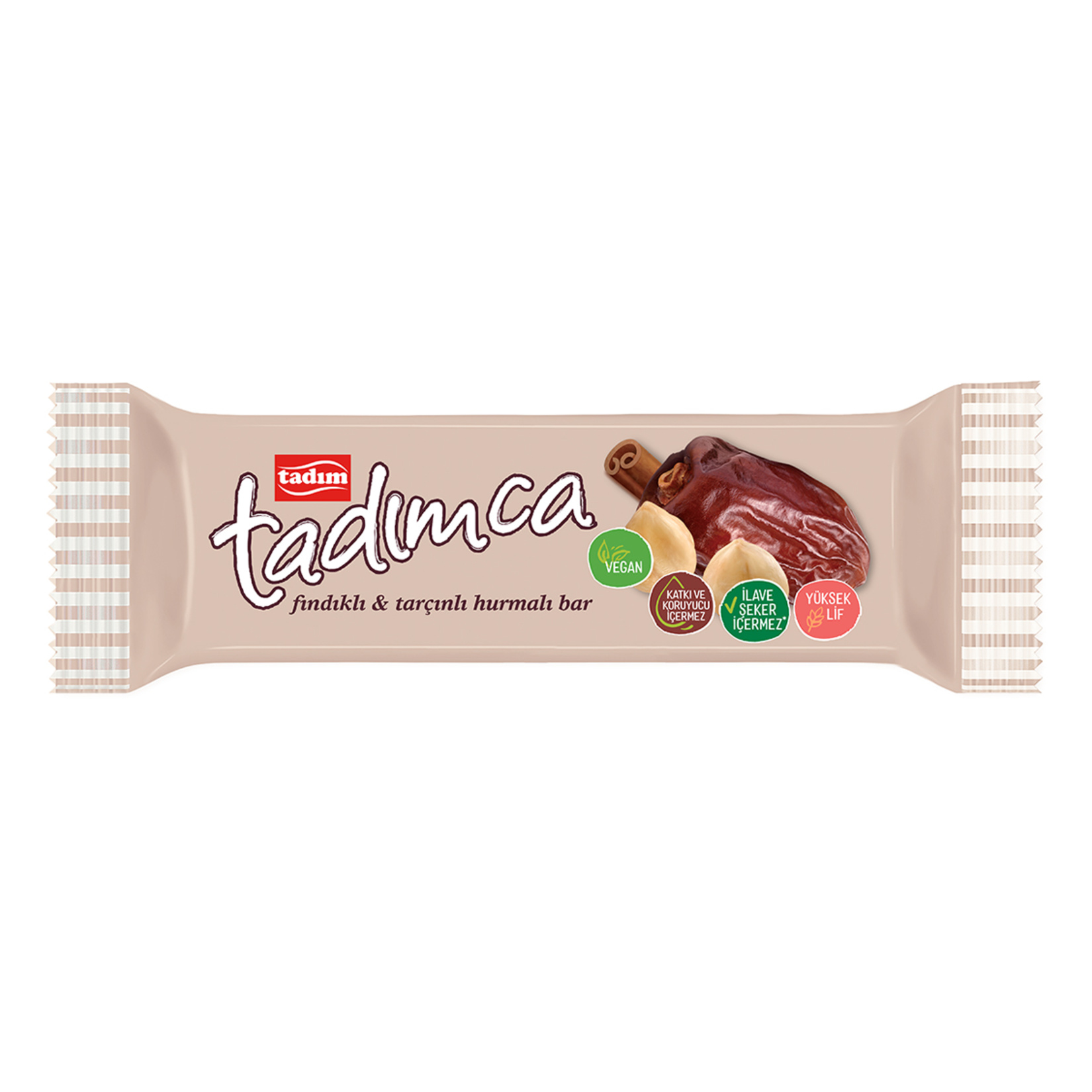 Tadım Fındıklı & Tarçınlı Hurmalı Bar 40 G