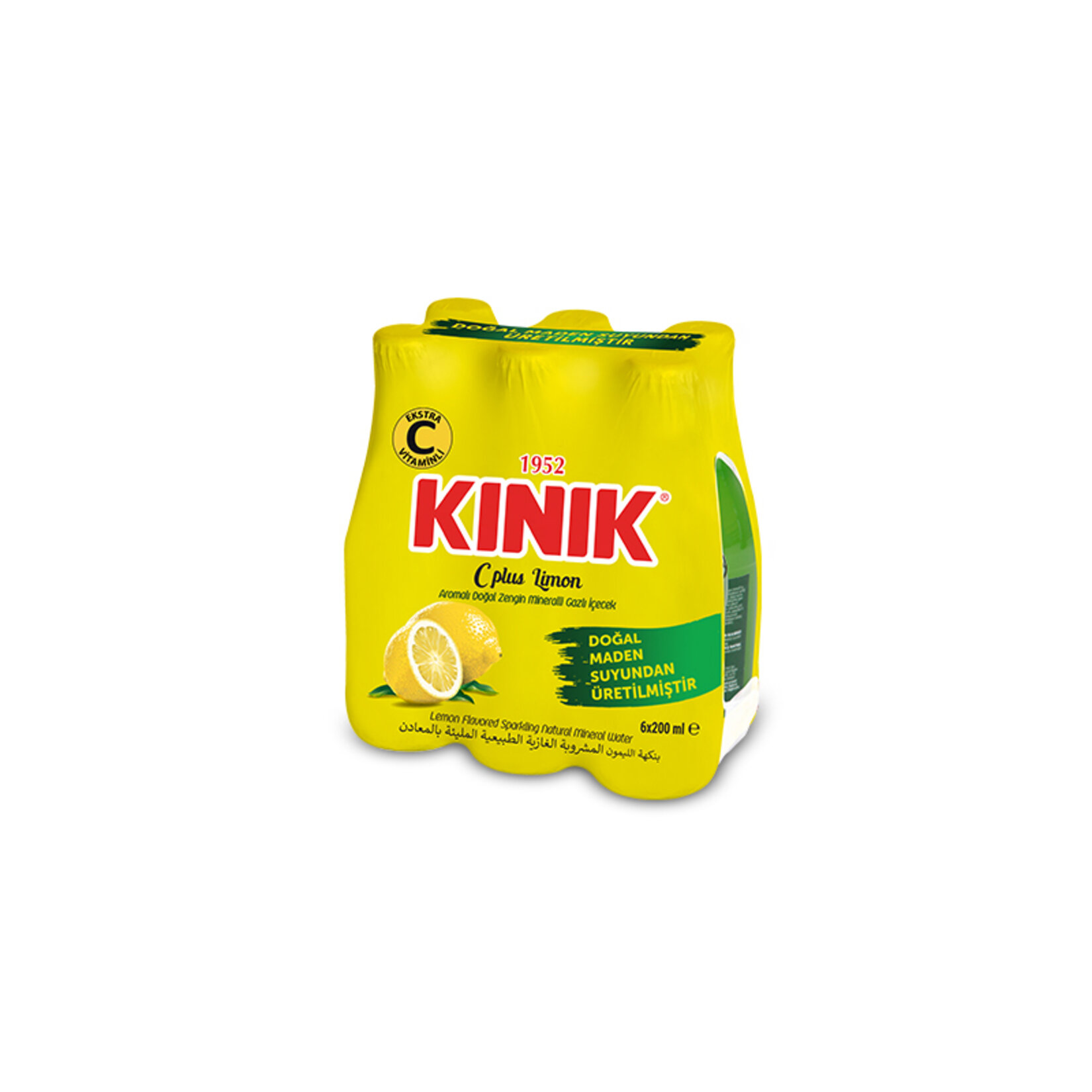 Kınık Limon C Plus Maden Suyu 6 x 200 Ml