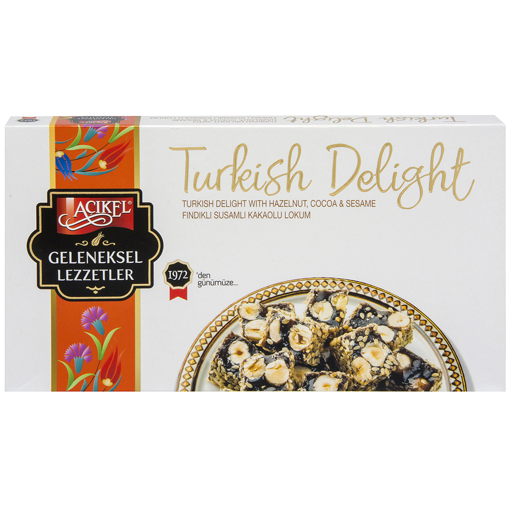 Açıkel Fındıklı Susamlı Kakaolu Lokum 275 G