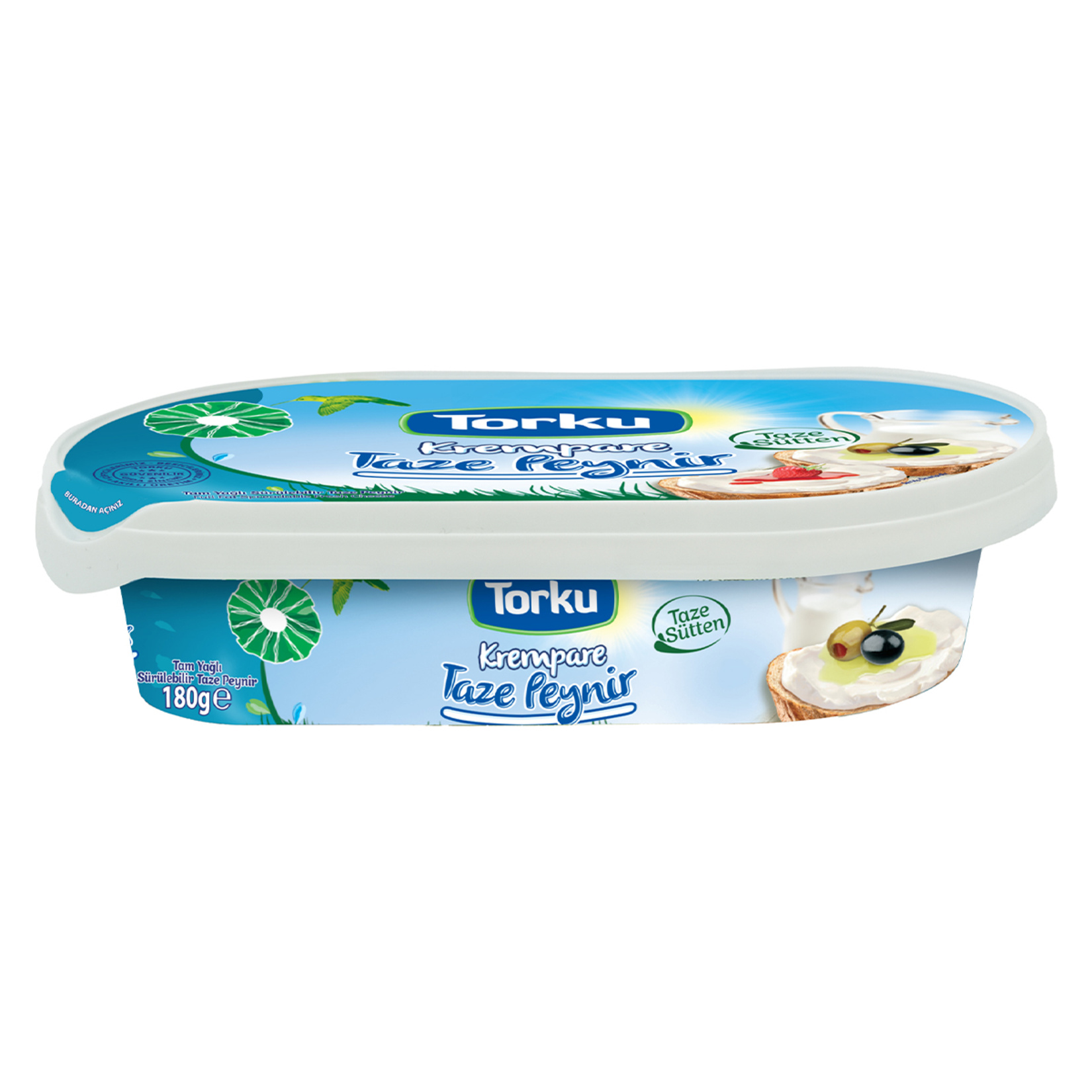 Torku Krempare Tam Yağlı Sürülebilir Taze Peynir 180 G