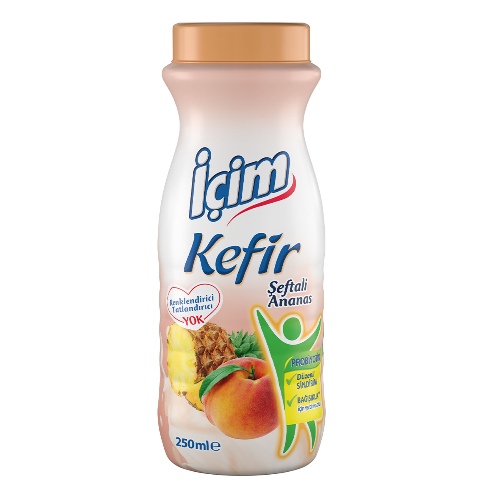 İçim Kefir Şeftalili Ananas 250 Ml