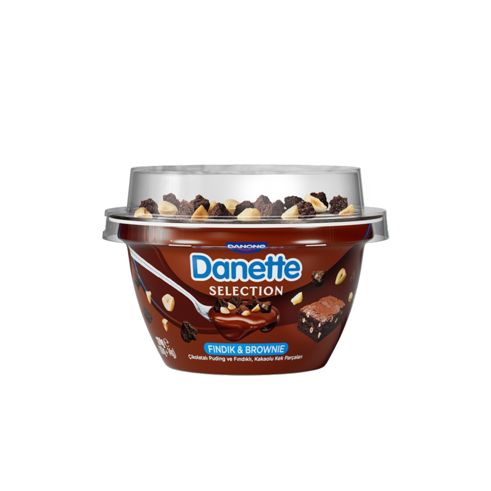 Danette Topper Selection Fındık & Brownie 124 G
