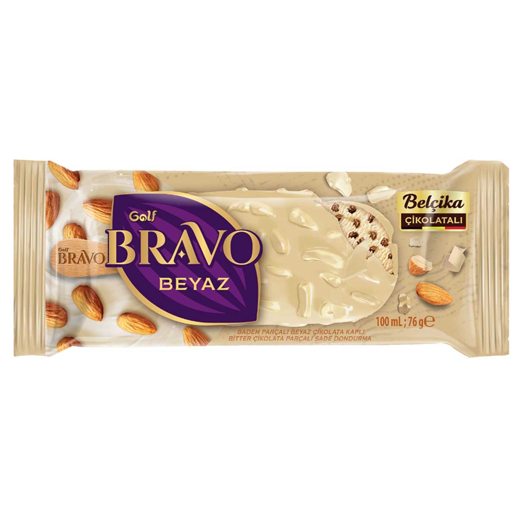 Golf Bravo Belçika Çikolatalı Beyaz 100 Ml