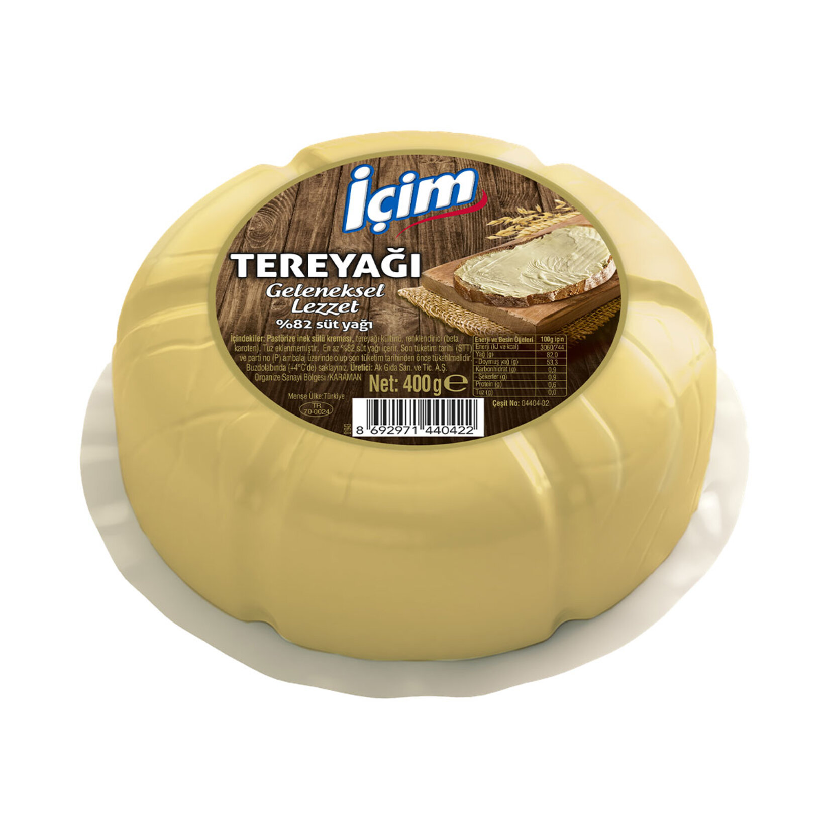 İçim Tereyağı Geleneksel Lezzet 400 G