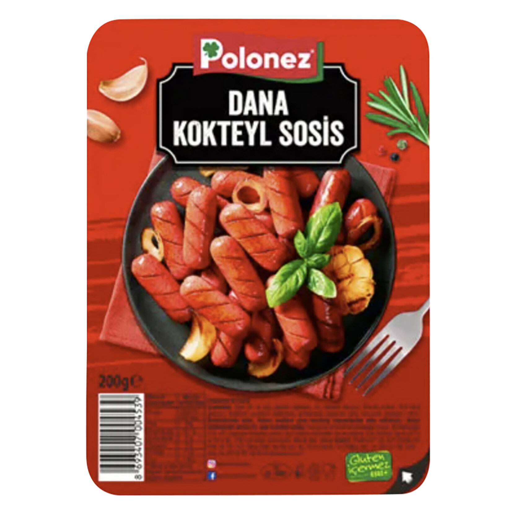 Polonez Dana Kokteyl Sosis 200 G