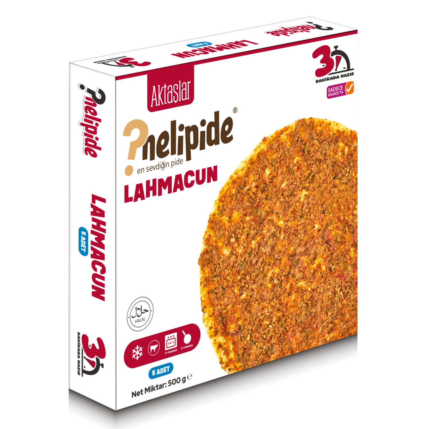 Nelipide Lahmacun 5 Adet 500 G