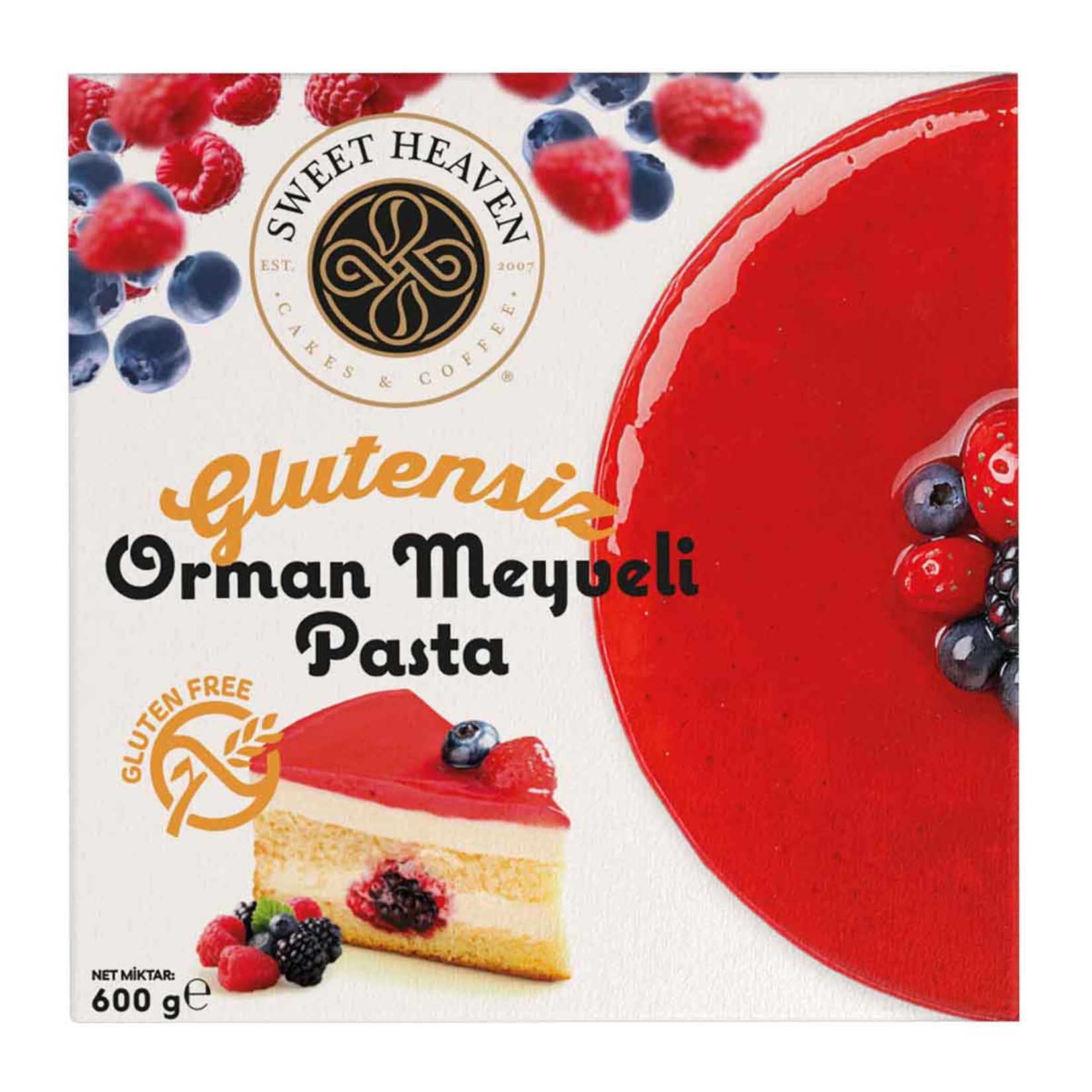 Sweet Heaven Glütensiz Orman Meyveli Pasta 600 G