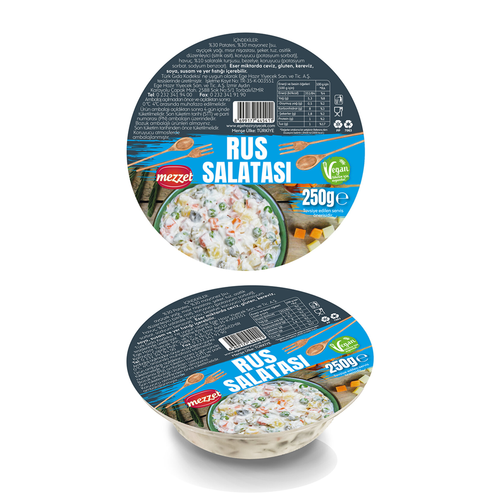 Mezzet Rus Salatası 250 G