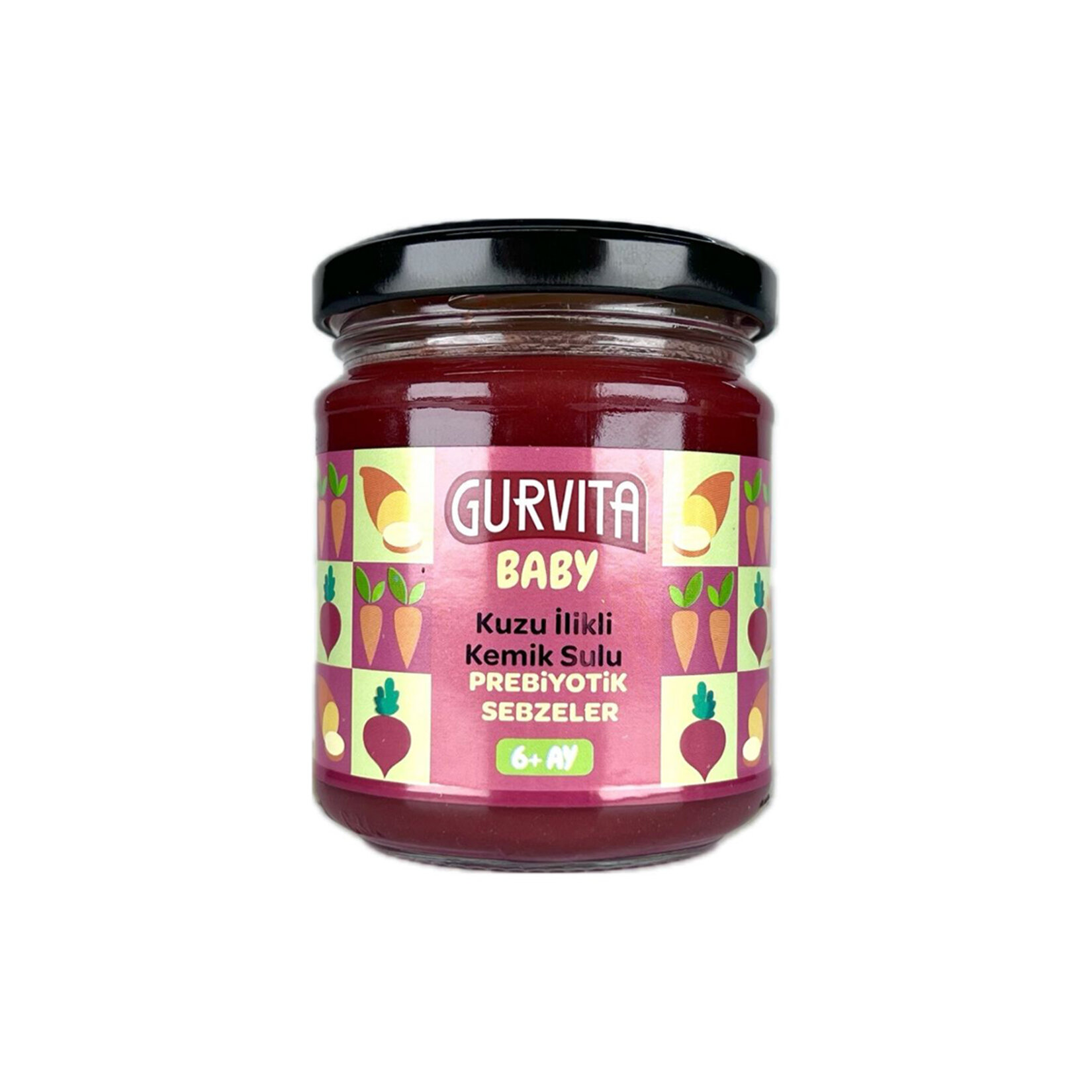 Gurvita Baby Kuzu İlikli Kemik Sulu Prebiyotik Sebzeler 165 G