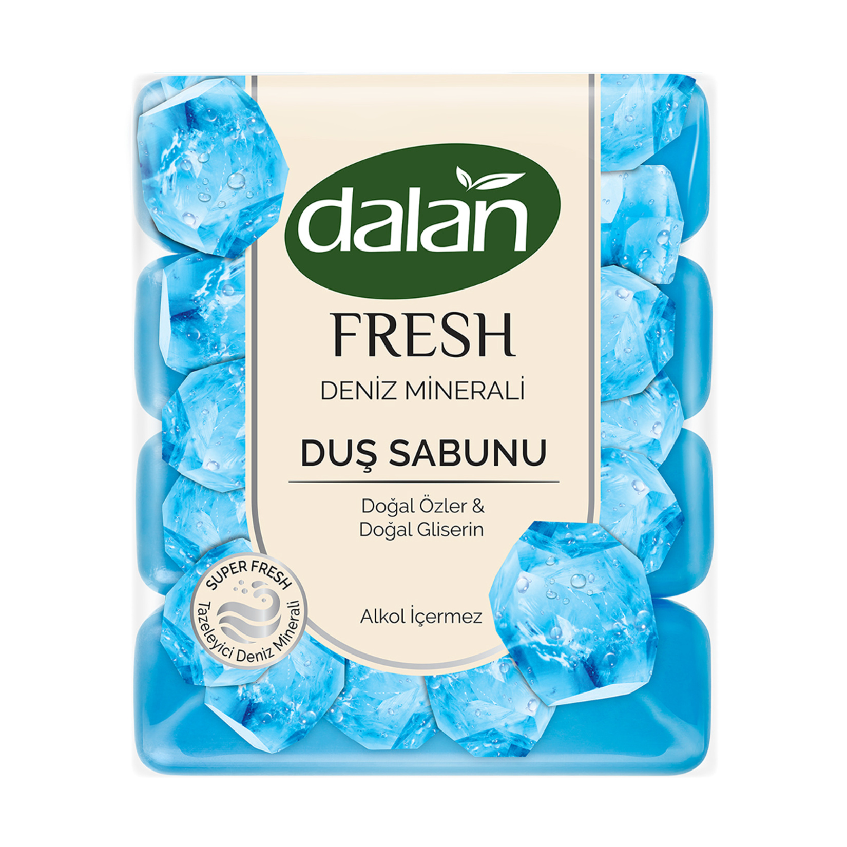 Dalan Organik Mineral Gliserin Banyo & Duş Sabunu 4 x 150 G