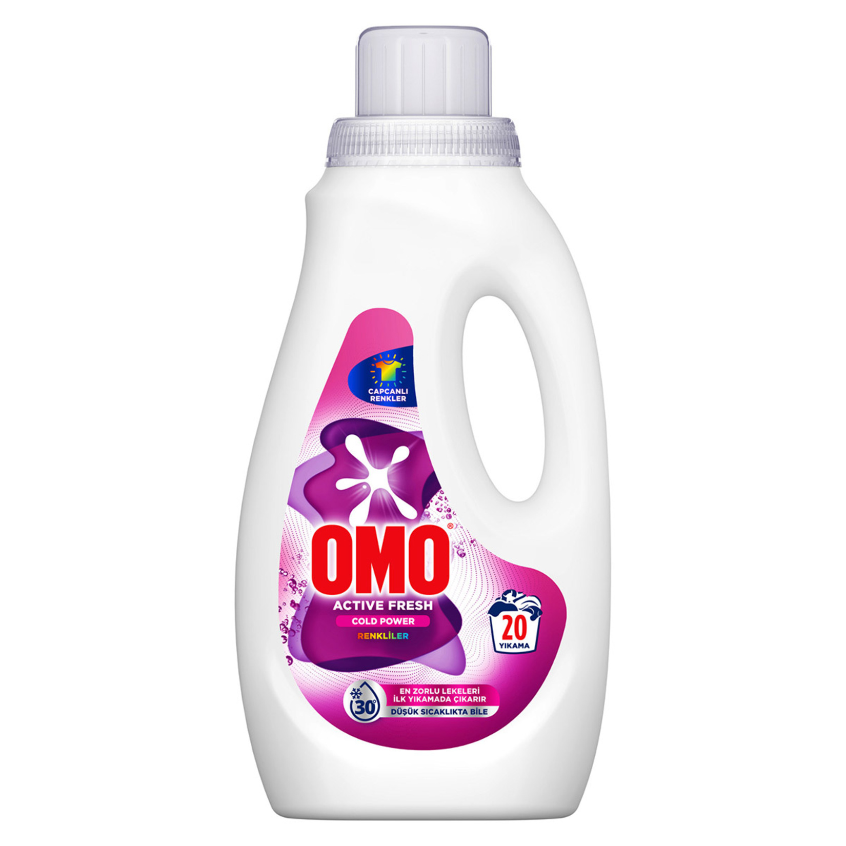 Omo Active Cold Power Siyahlar Sıvı Deterjan 1000 Ml