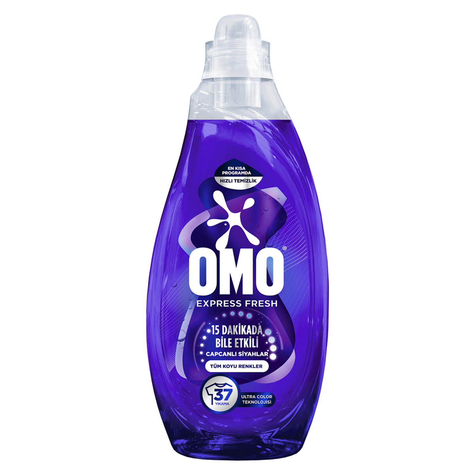 Omo Express Fresh Capcanlı Siyahlar Sıvı Deterjan 1480 Ml