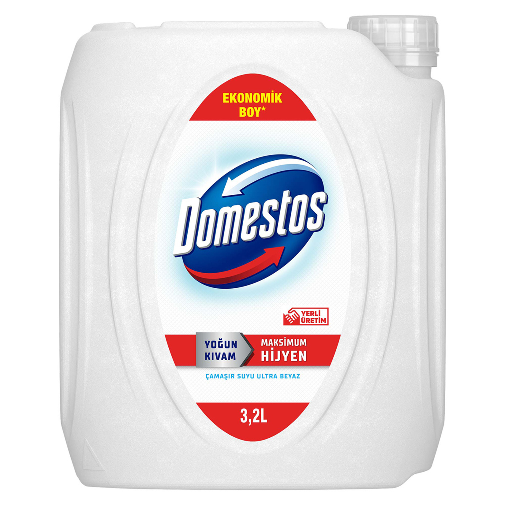 Domestos Yoğun Kıvamlı Çamaşır Suyu Ultra Beyaz 3240 Ml