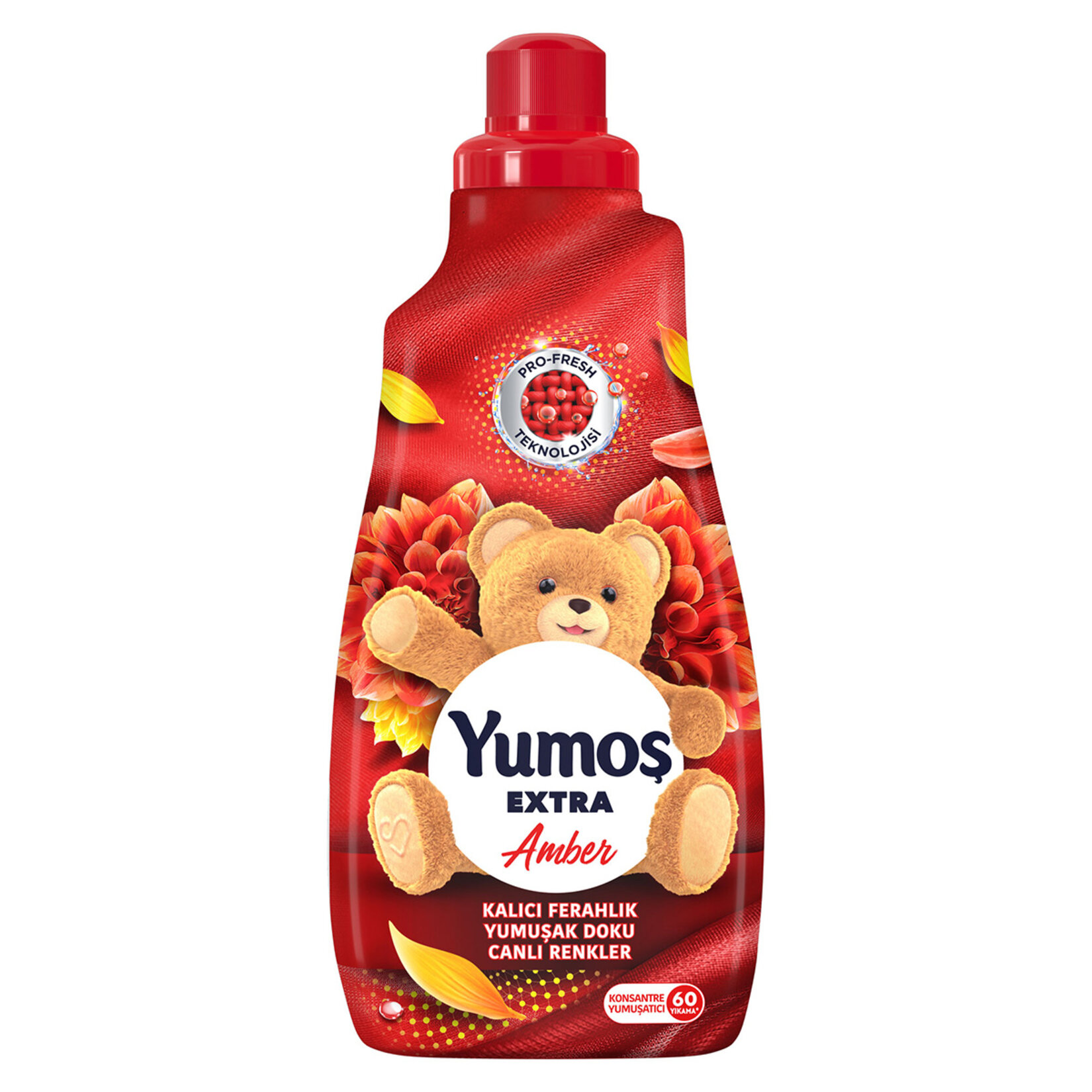 Yumoş Extra Konsantre Çamaşır Yumuşatıcı Amber 1440 ml 60 Yıkama