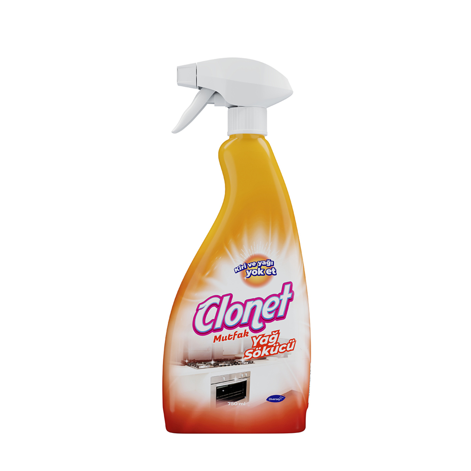 Clonet Mutfak Yağ Sökücü Sprey 750 Ml