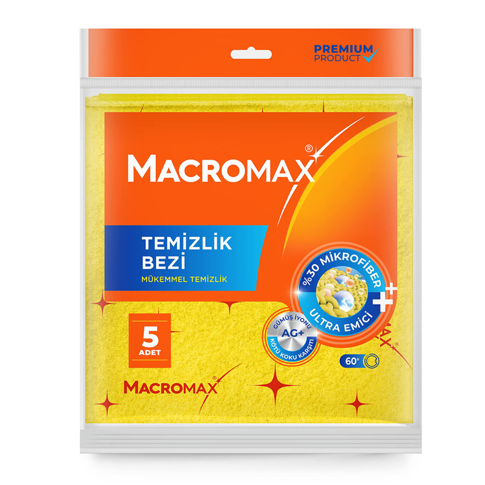 Macromax Temizlik Bezi 5'li
