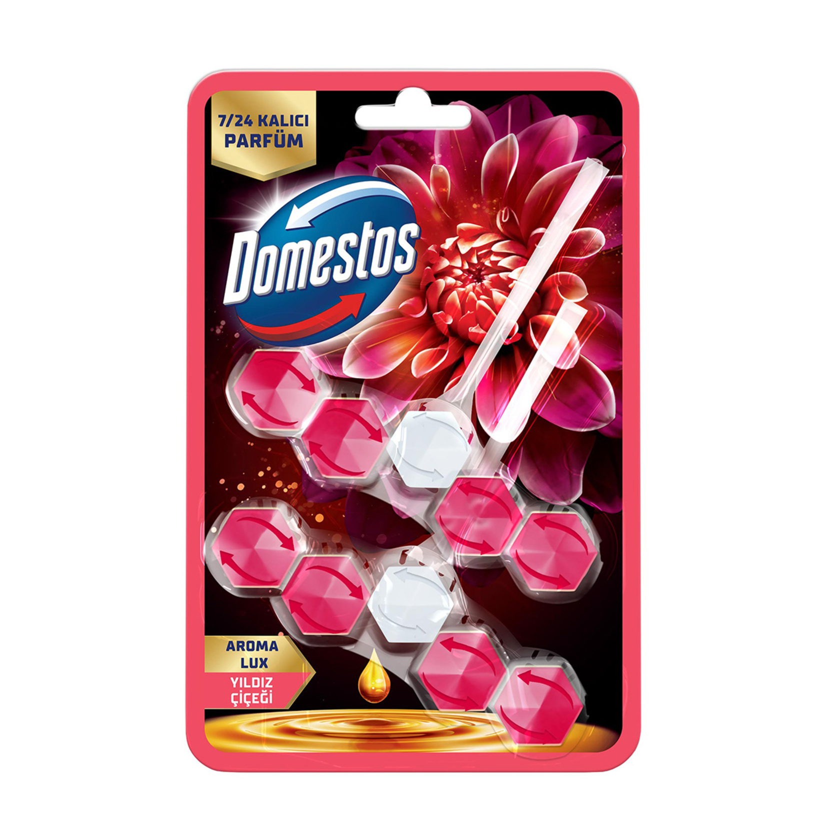 Domestos Wc Blok Lux Yıldız Çiçeği & Ejder Meyvesi 2 x 50 G