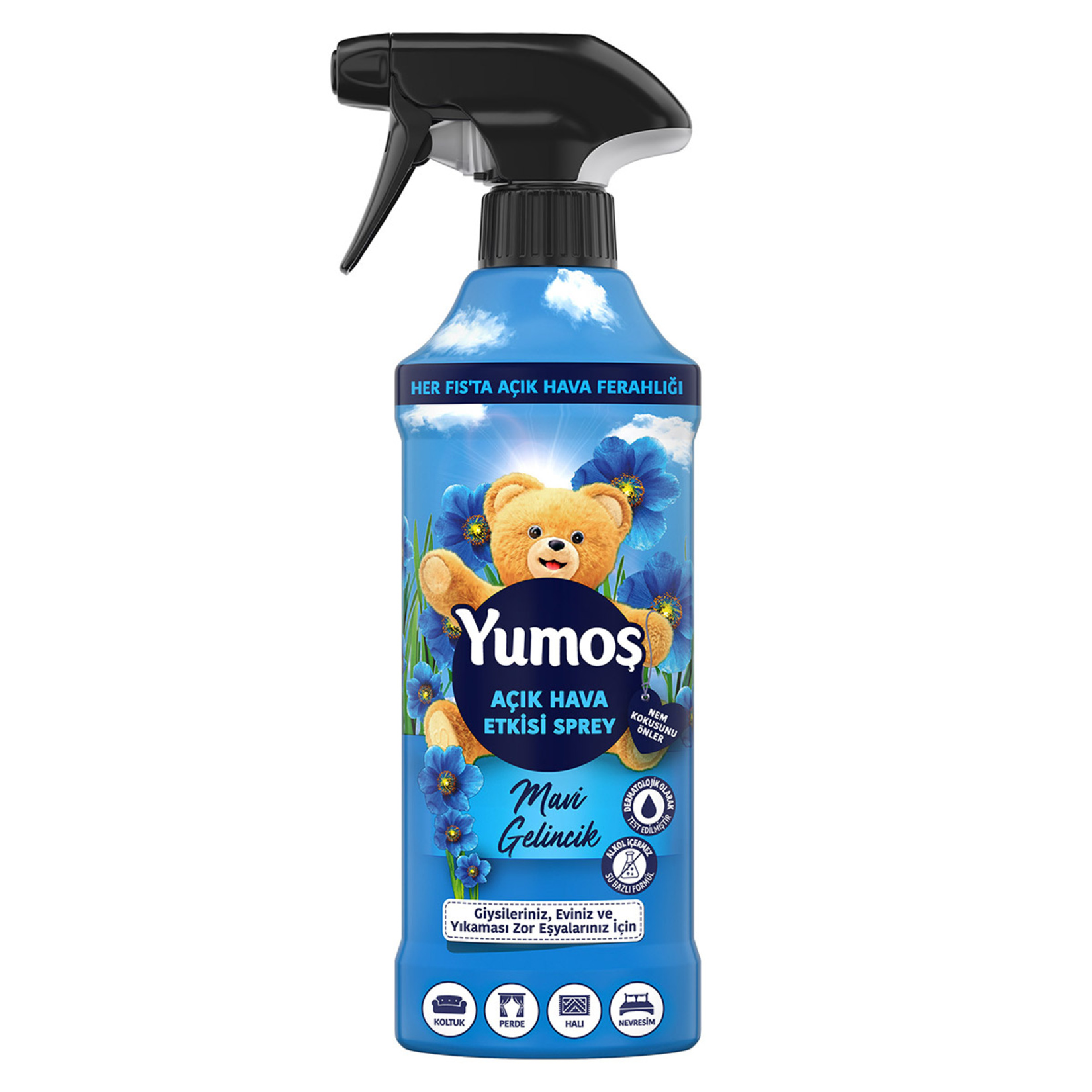 Yumoş Açık Hava Etkisi Sprey Mavi Gelincik 430 Ml