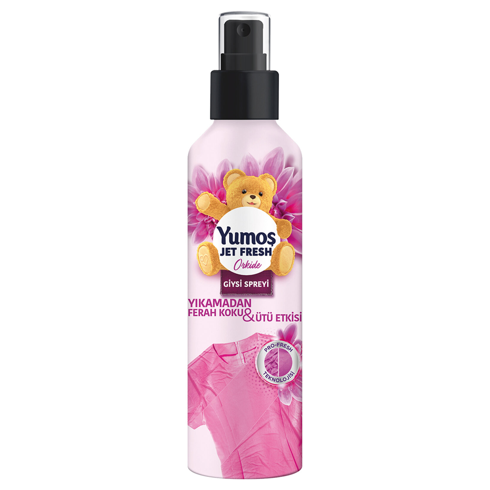Yumoş Jet Fresh Giysi Spreyi Ütü Etkisi Orkide 200 Ml