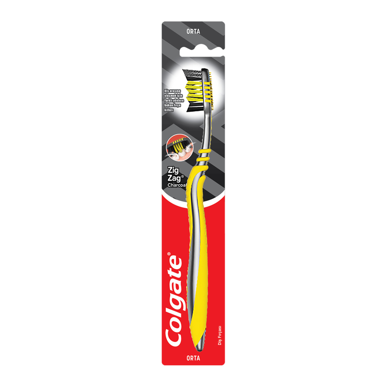 Colgate Zıgzag Charcoal Tekli Diş Fırçası
