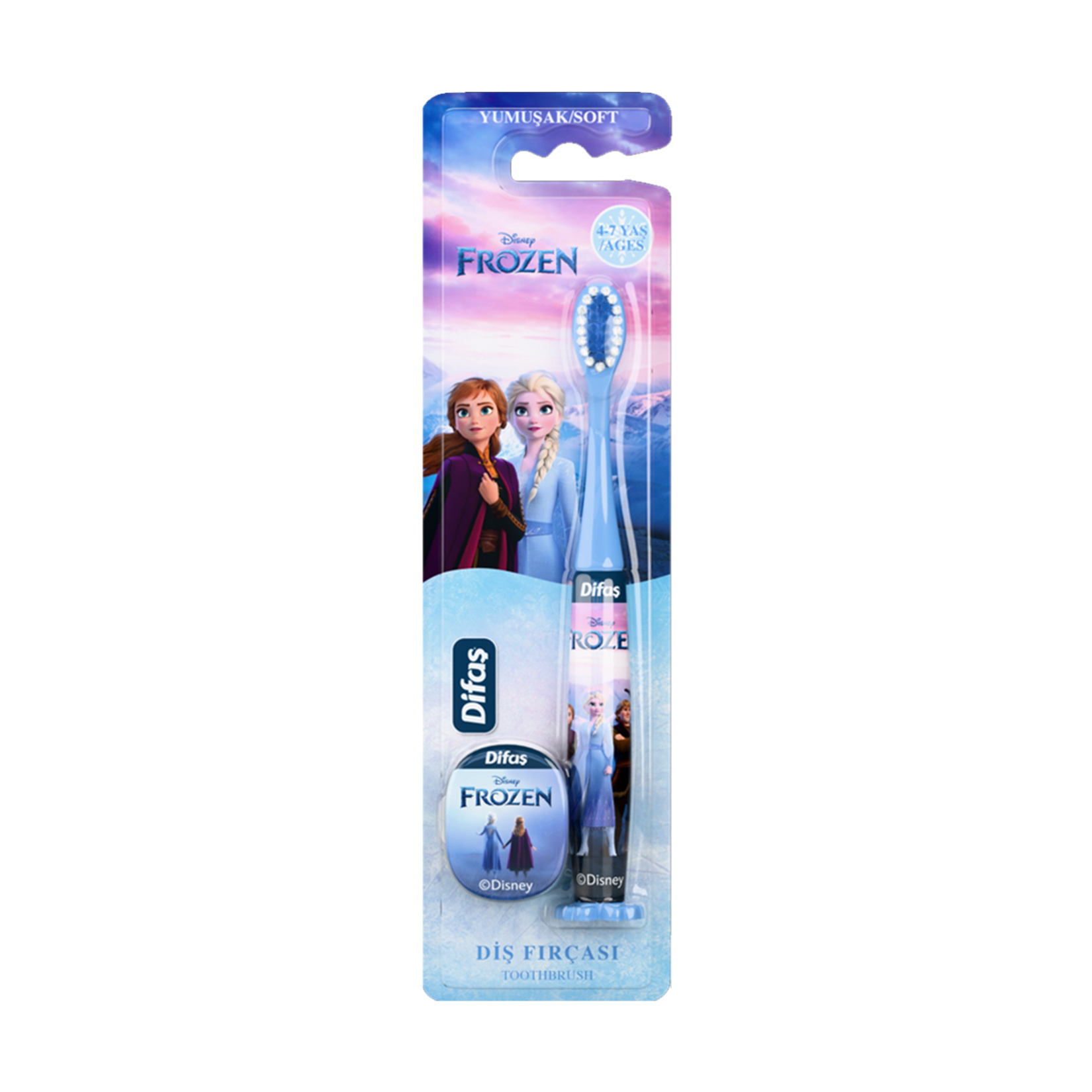 Difaş Frozen Diş Fırçası 4-7 Yaş