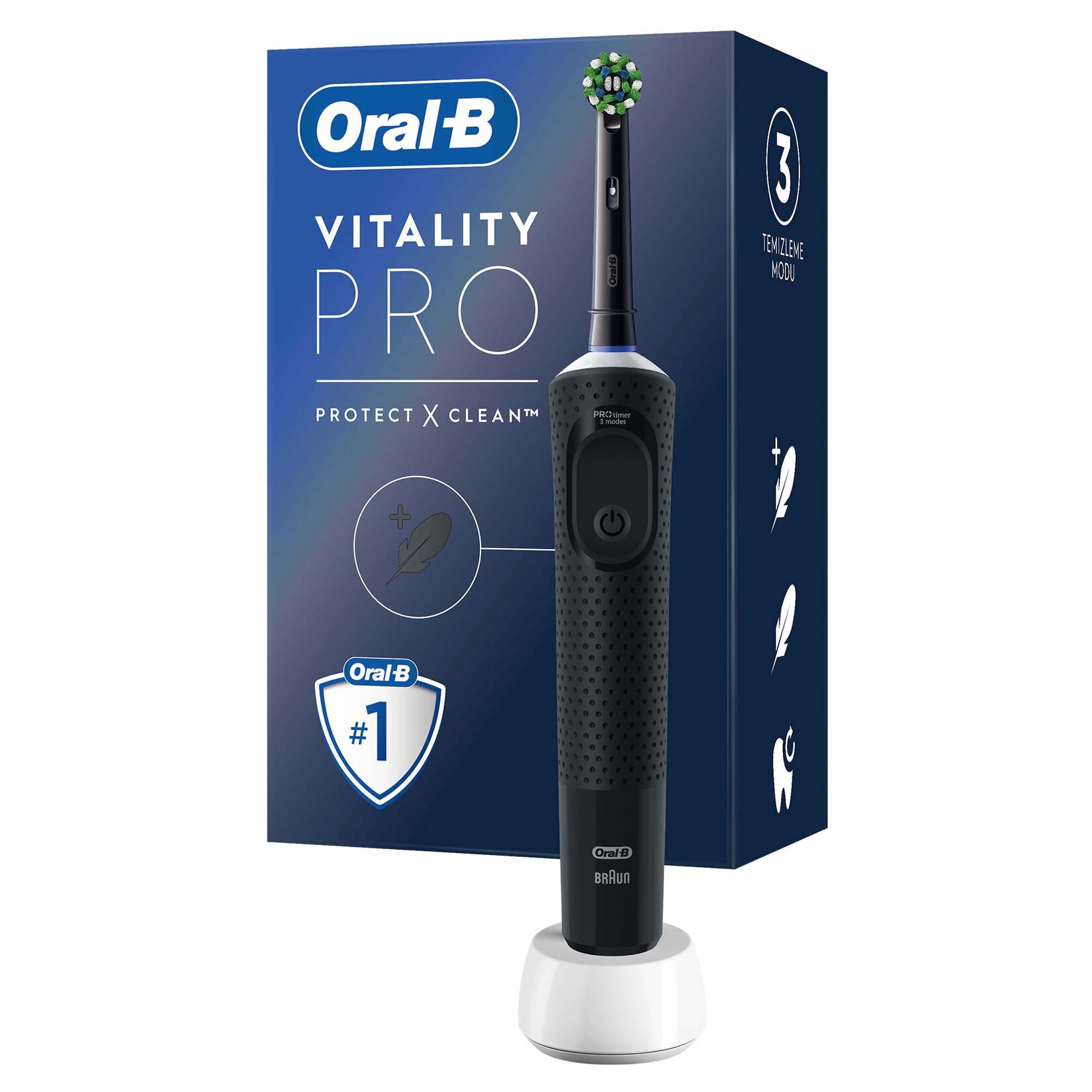 Oral-B Şarjlı Diş Fırçası Vitality Pro Siyah